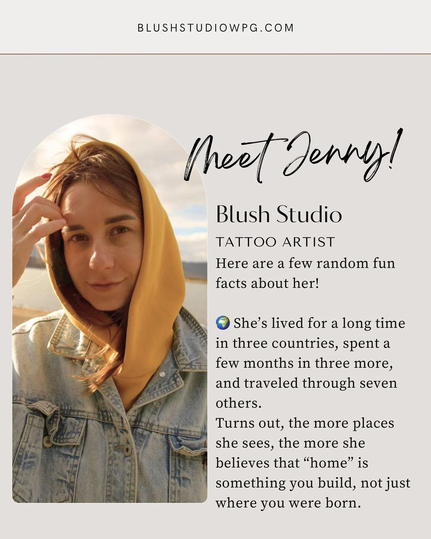 Meet our Tattoo Artist, Jenny! 💖
💁🏼&zwj;♀️ @jenny_tattoowpg