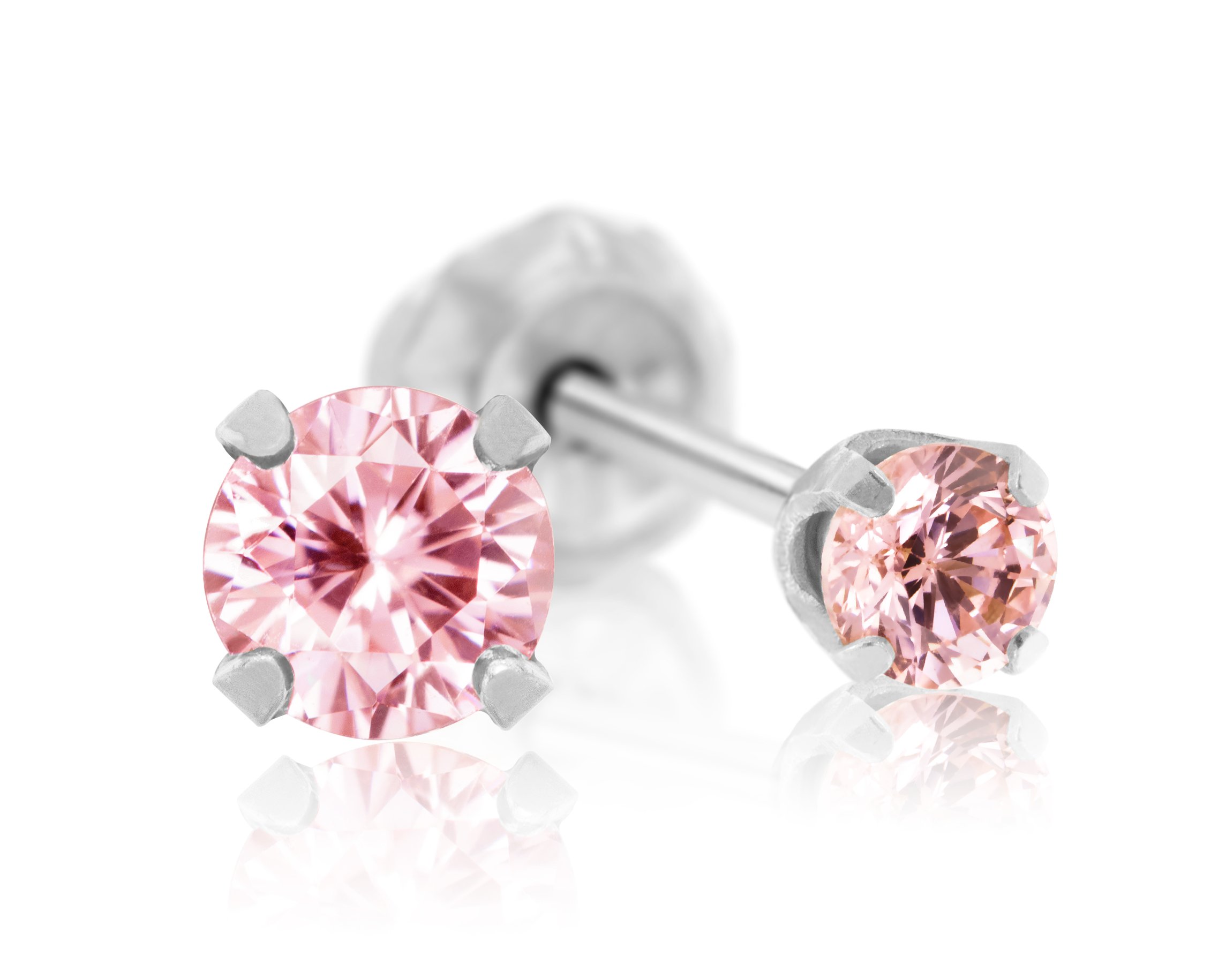 273E-1-CL 3MM Pink Ice CZ Short Post 14KT Composed shot.jpg