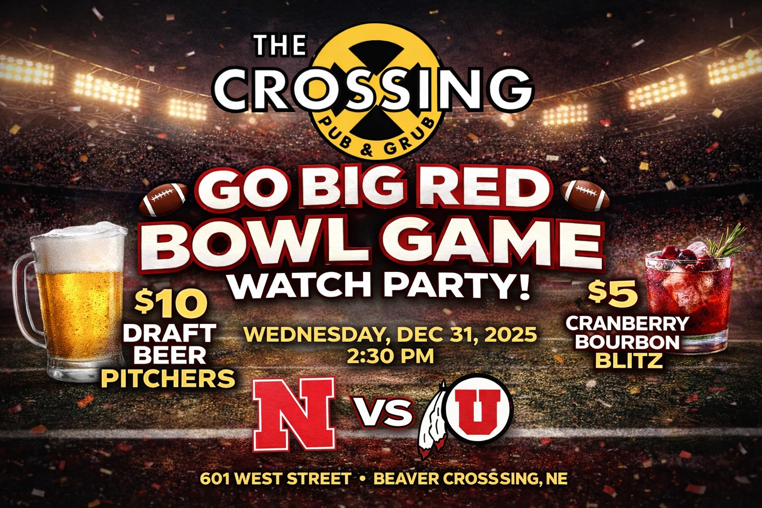 Husker Bowl Watch Party