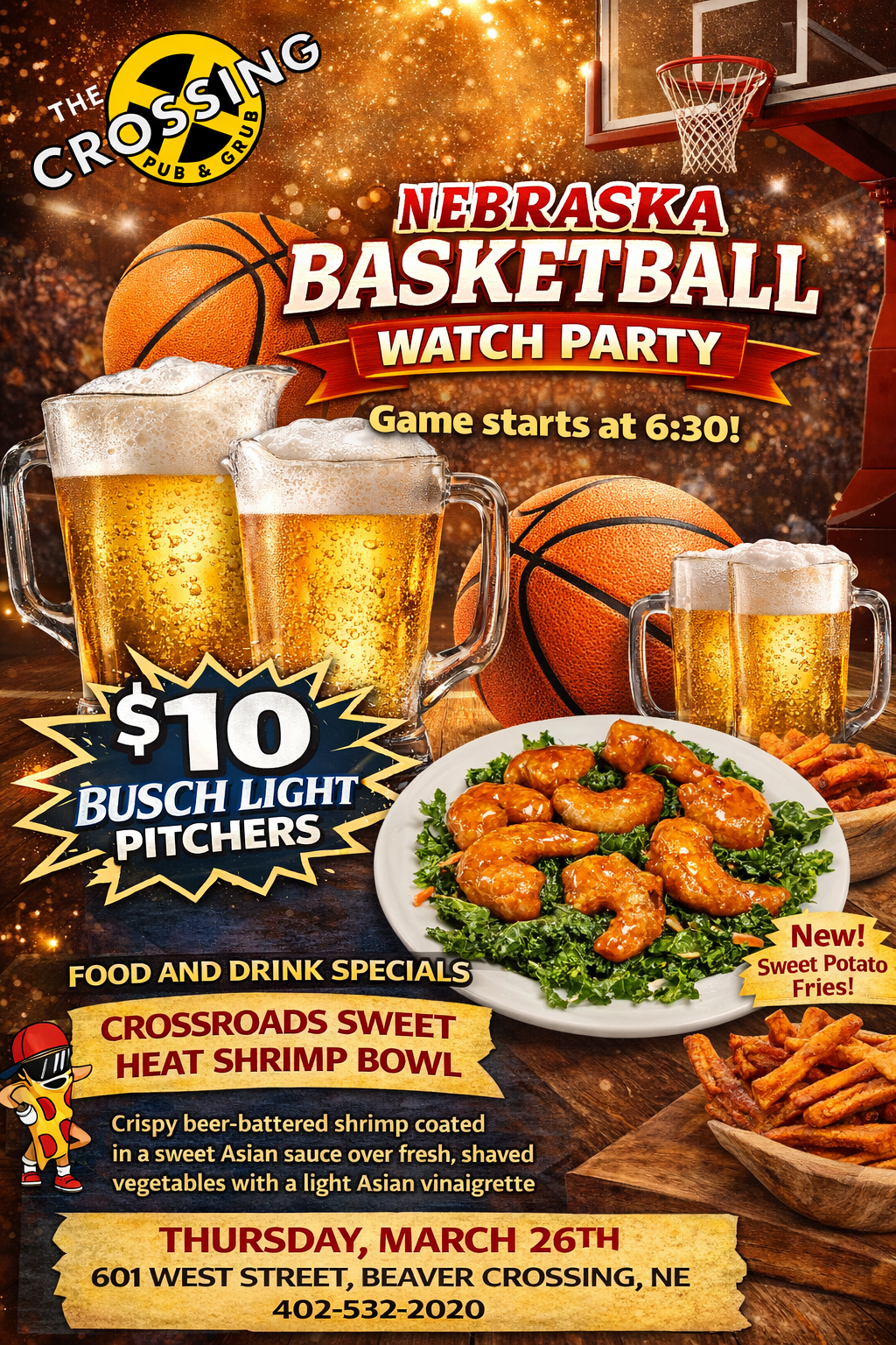 Nebraska Basketball Watch party