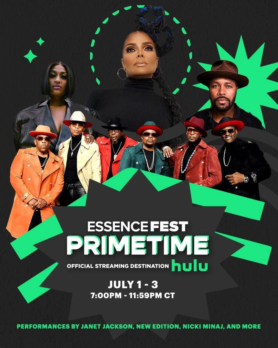 2022 ESSENCE Festival Of Culture
was a three-night concert series in the Caesars Superdome with headliners Nikki Minaj, Janet Jackson, and New Edition