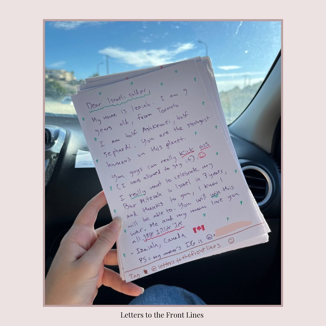 &ldquo;You guys really kick ass. (I was allowed to say it)&rdquo; is probably the best sentence ever. Thank you, Izaiah. The soldiers loved your letter. 💙

Plus, a few more highlights from last week&rsquo;s batch of letters! I wish I could share the