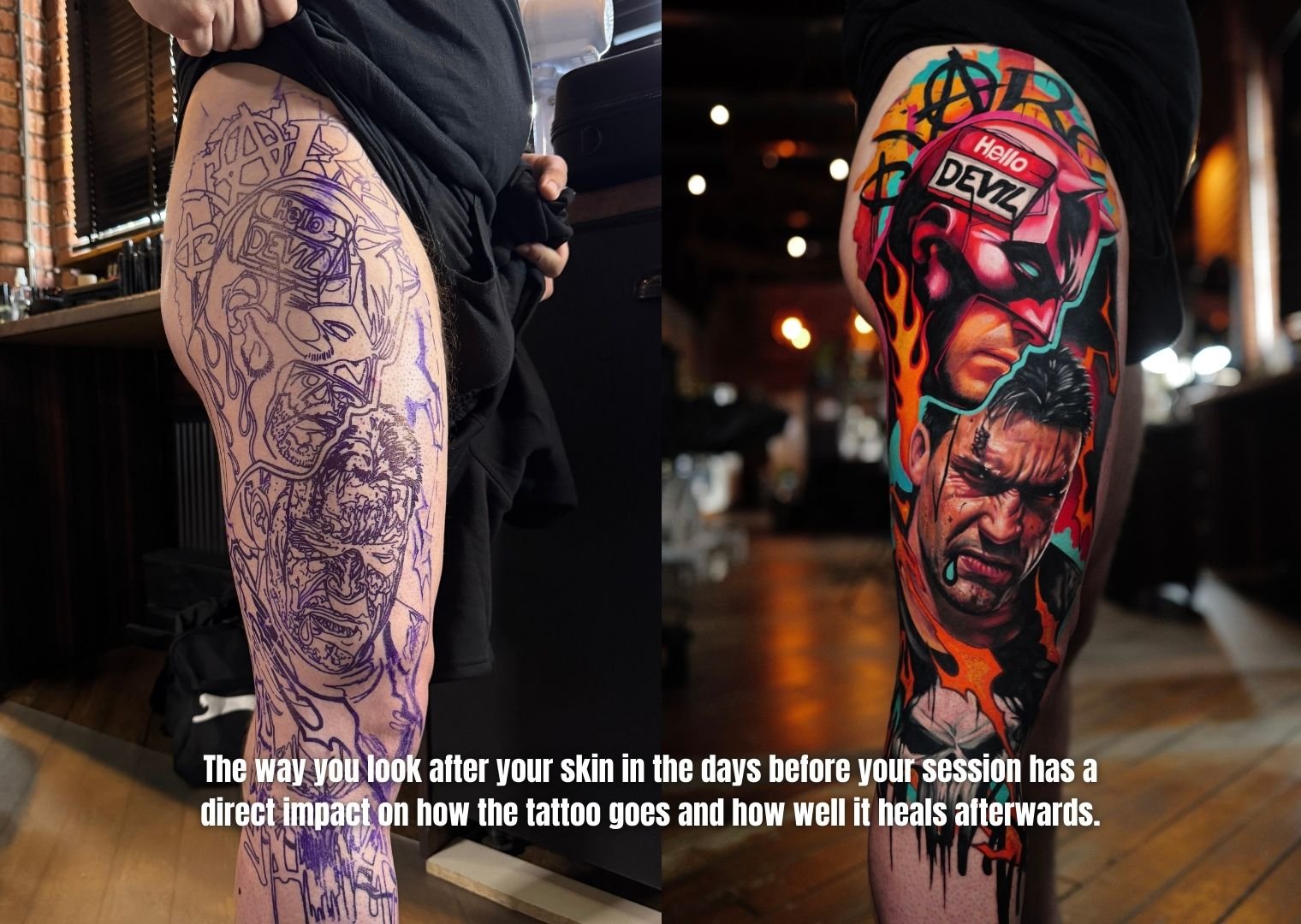 How to prepare yourself and your skin for a tattoo with me (and why it really does matter)