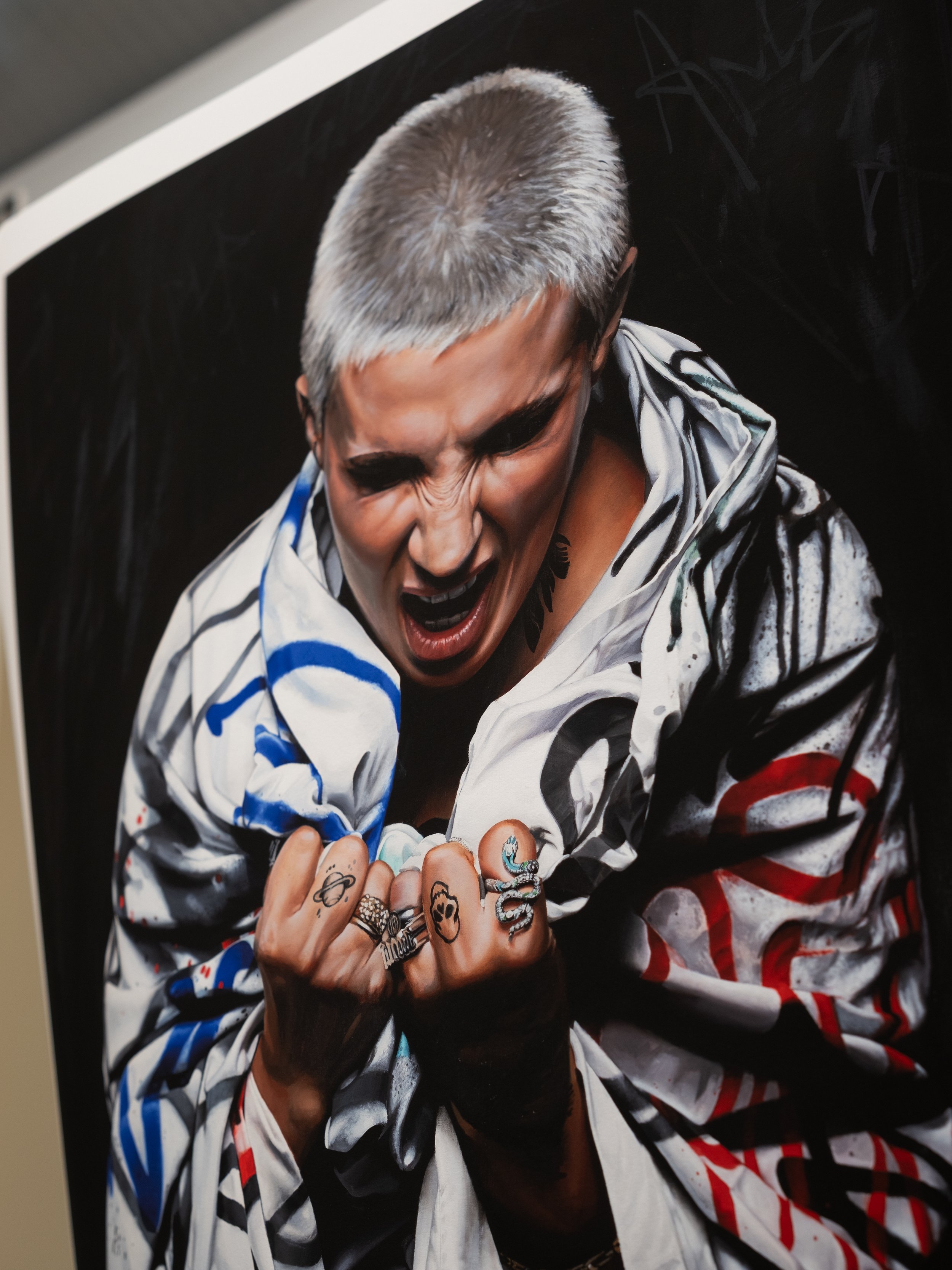 Tibor Varga - Anger Limited Edition Giclee Print Detail 4.jpg