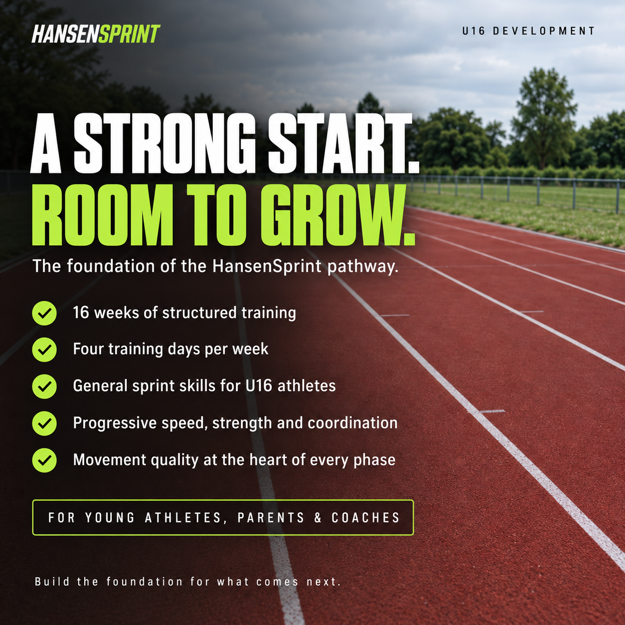 Overview of the HansenSprint U16 Sprint Training Program