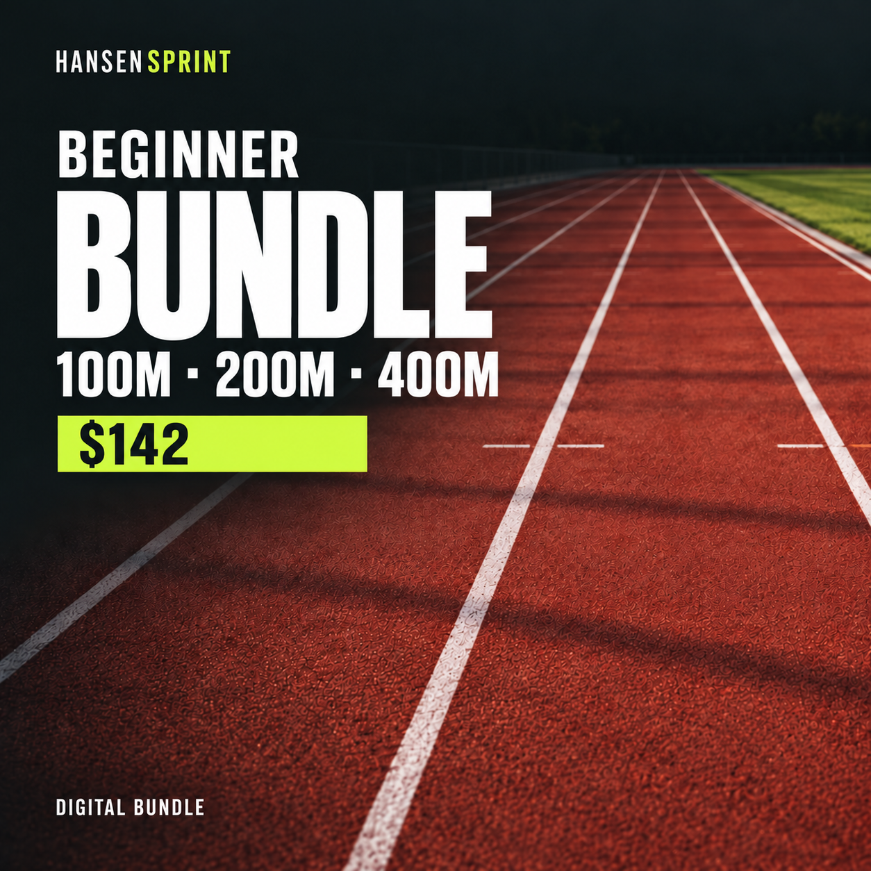 Beginner Sprint Training Bundle - 100m, 200m & 400m