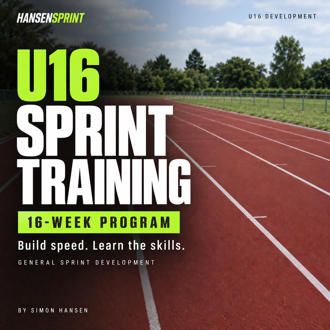 U16 Sprint Training Program