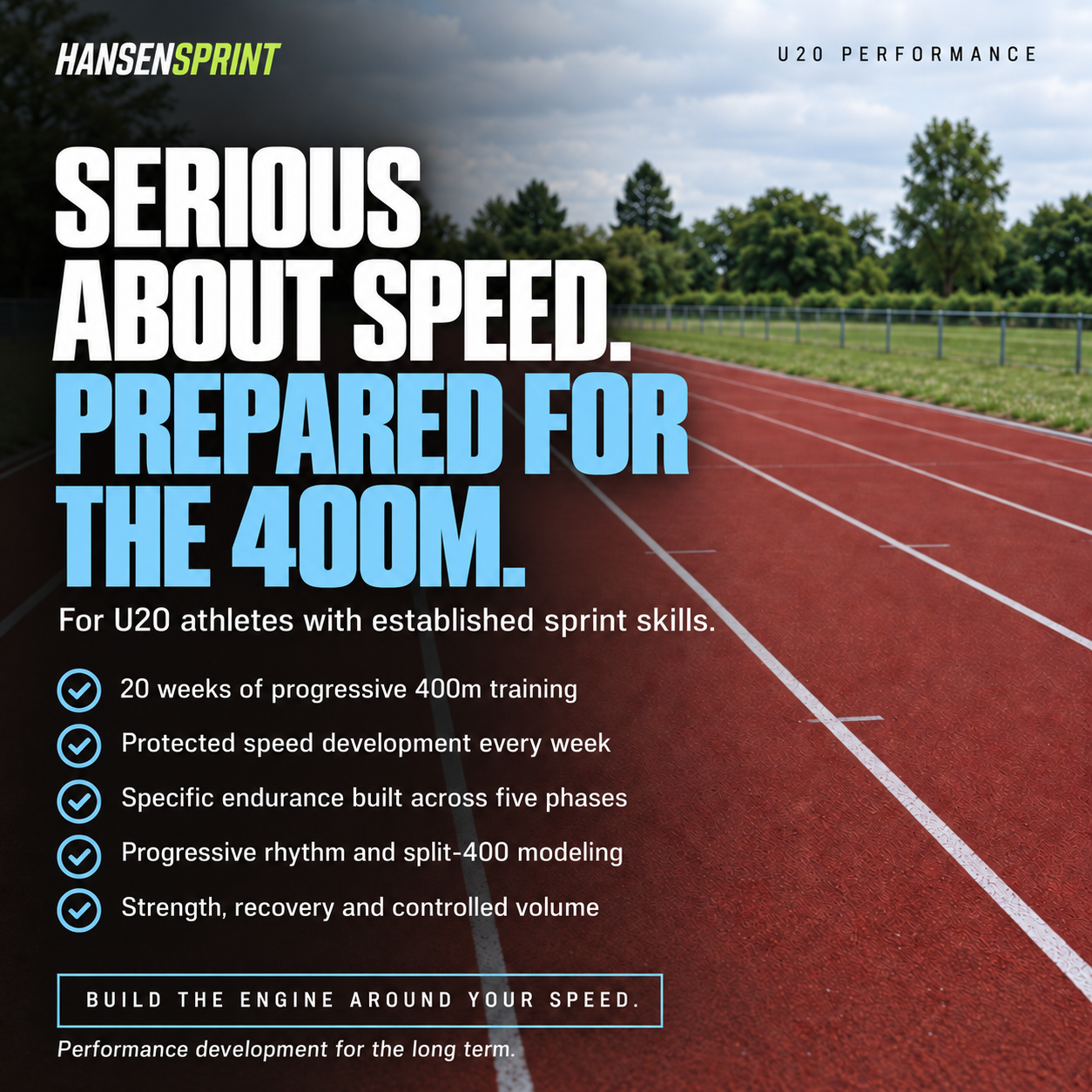 Overview of the HansenSprint U20 400m Sprint Training Program