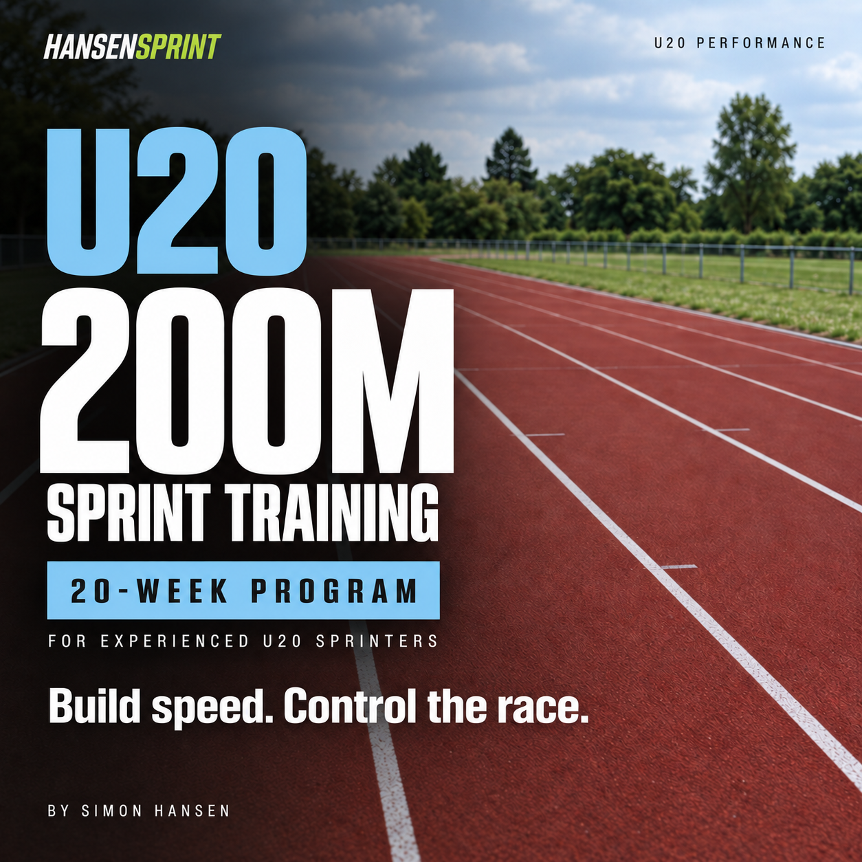 U20 200m Sprint Training Program