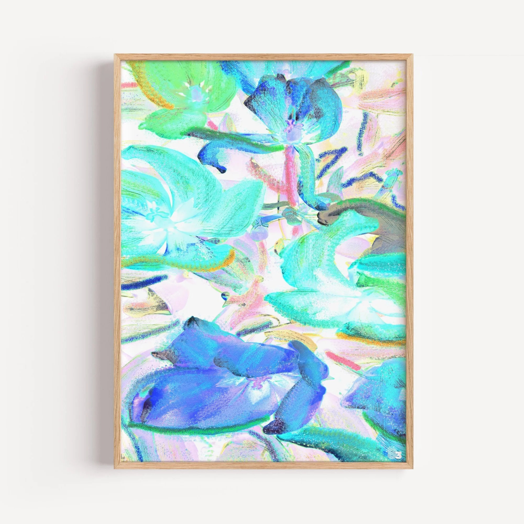 “Electric Garden” adds expressive energy to any space. A4, A3 and A2 sizes. “Electric Garden” adds expressive energy to any space. A4, A3 and A2 sizes.
