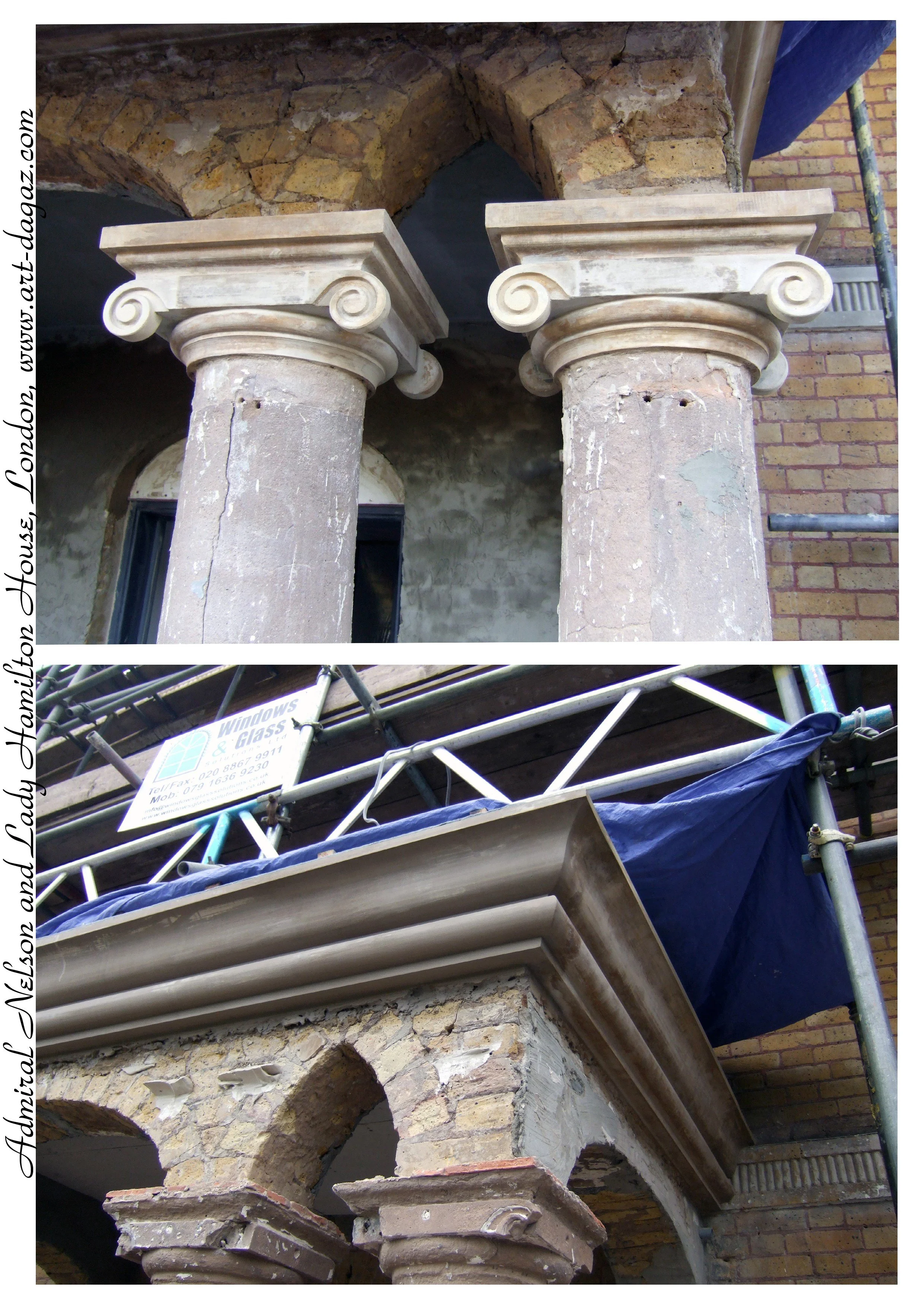 Admiral Nelson and Lady Hamilton House, London 3.jpg