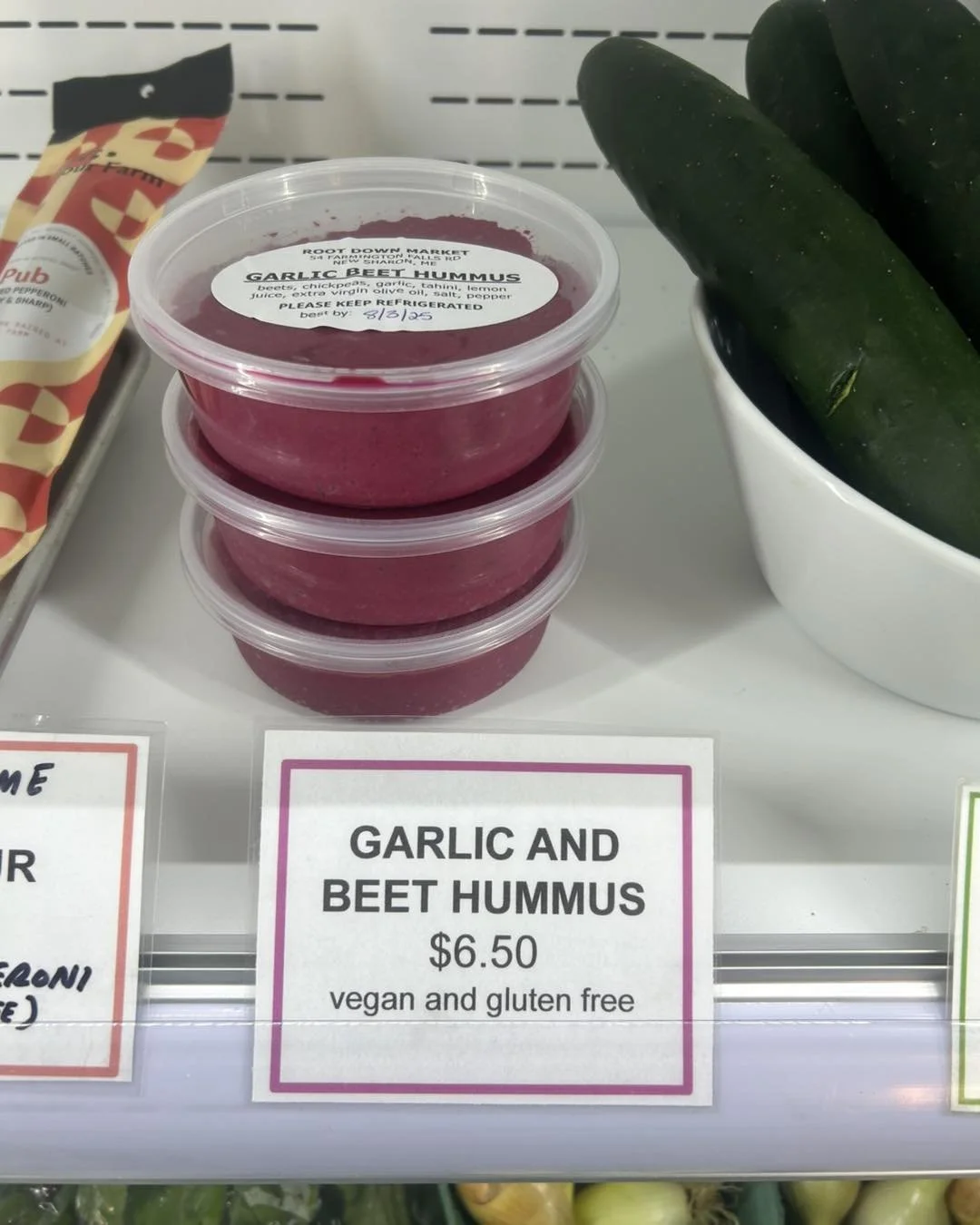 Garlic Beet Hummus