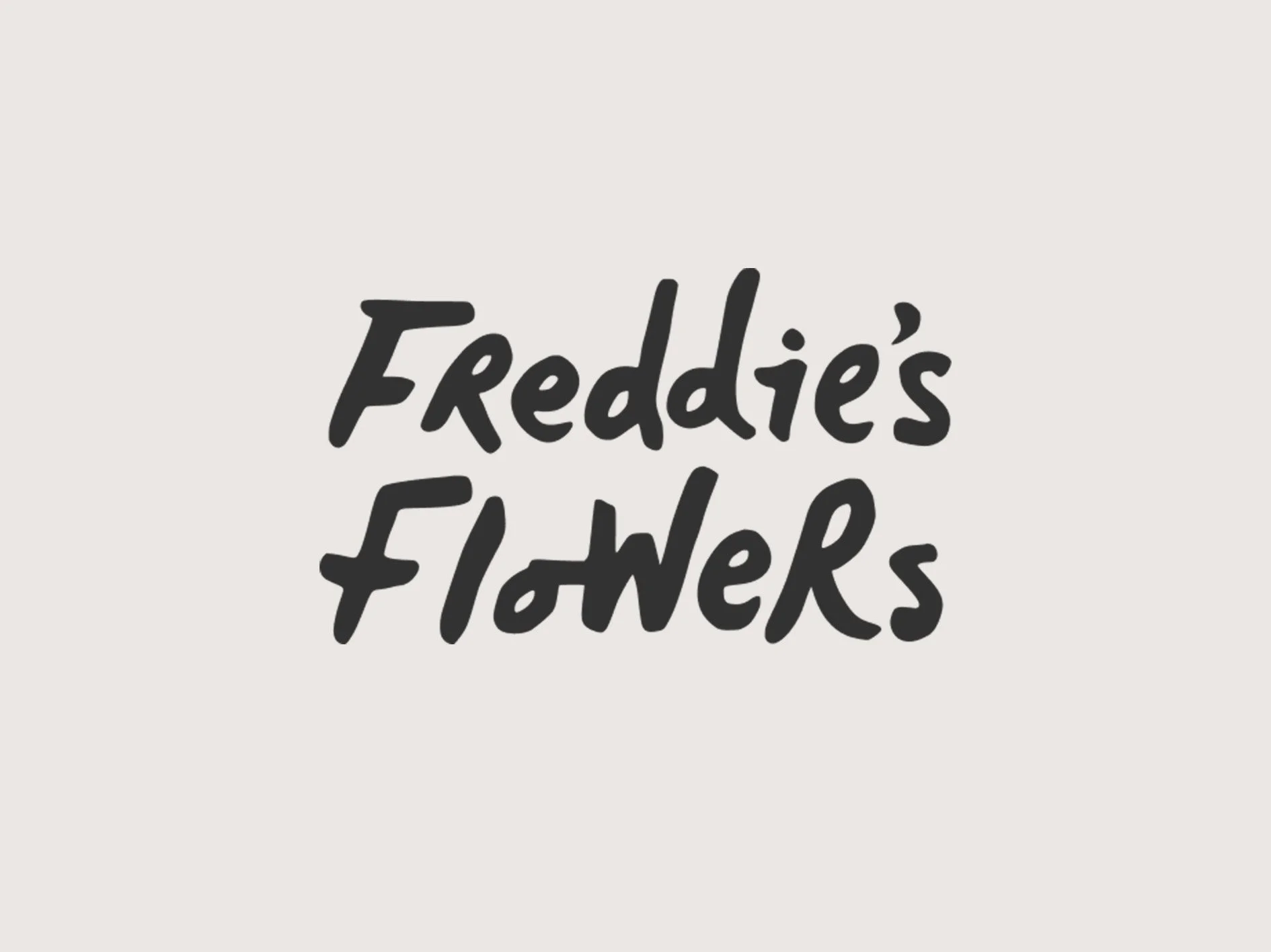 A corporate business client is the flower brand Freddie's Flowers