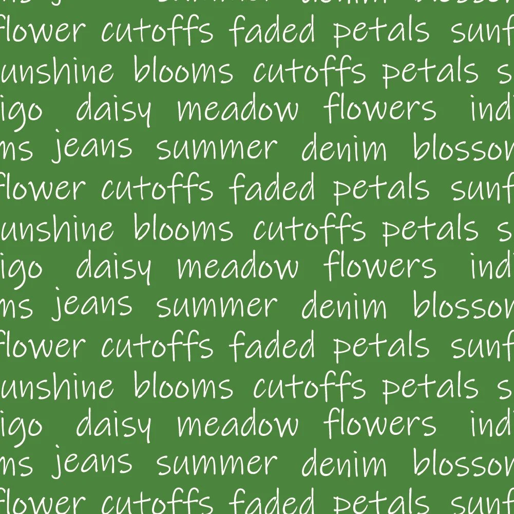 Summer Words Green - AK23-A05