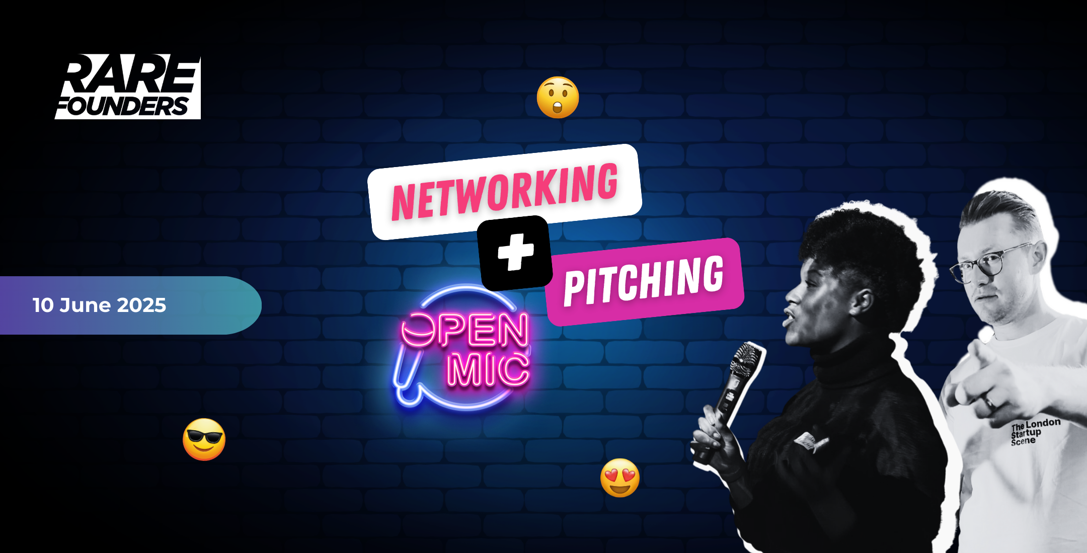 Open Mic Pitching and Networking. 10 june 2025
