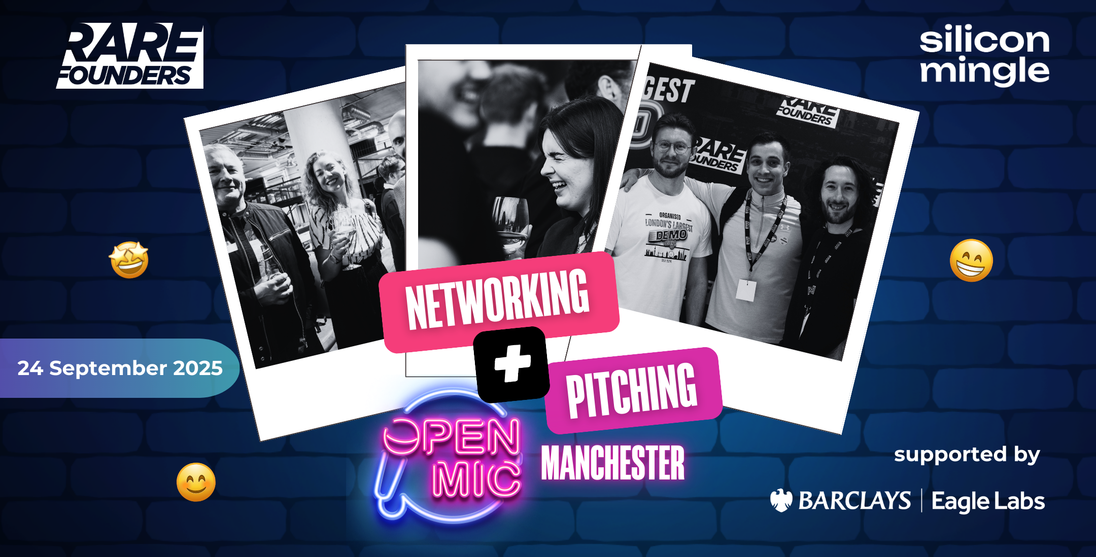 Open Mic Pitching & Networking (Manchester). 24 September 2025