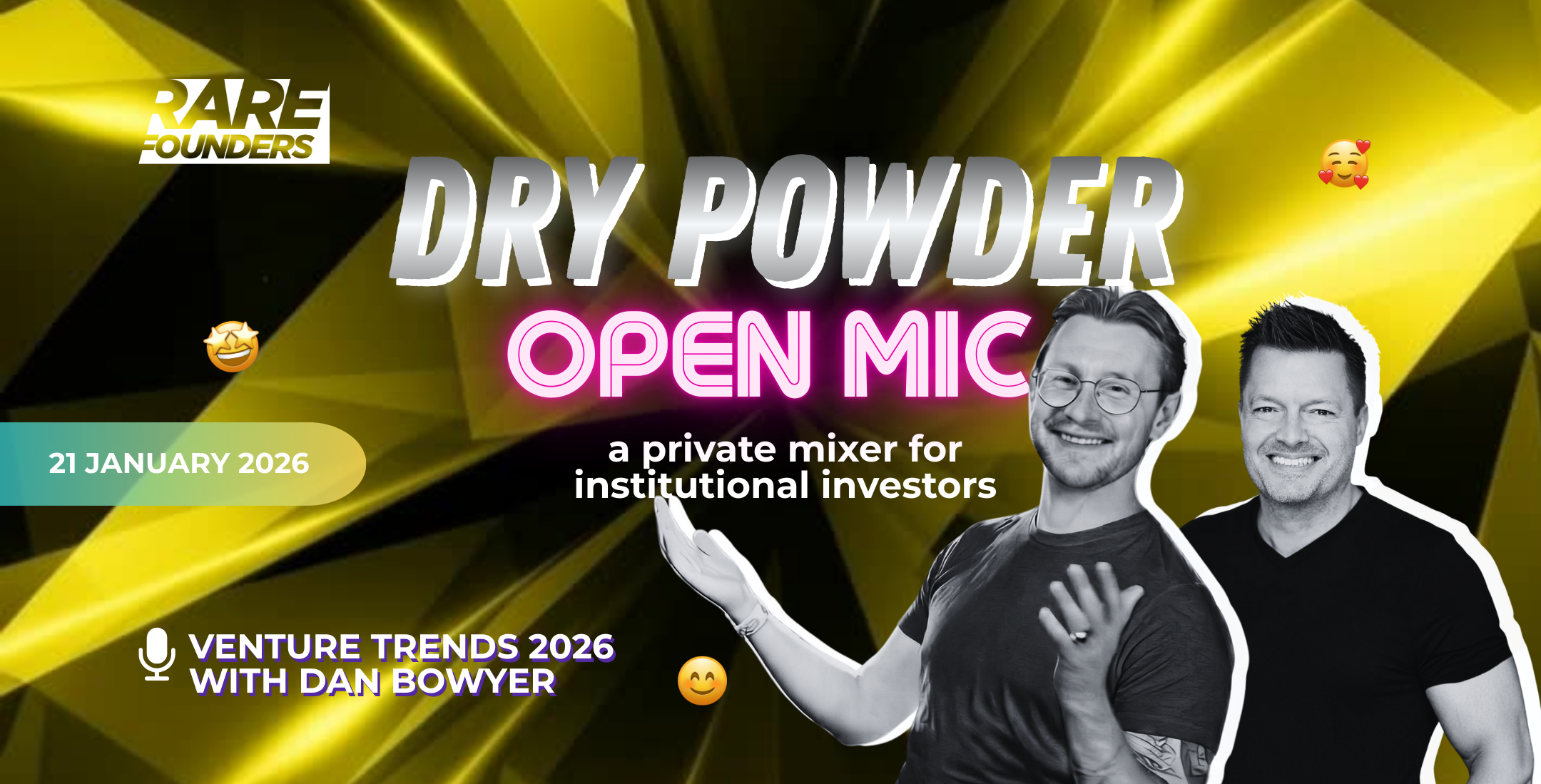 Dry Powder Open Mic. 21 jan. 2026