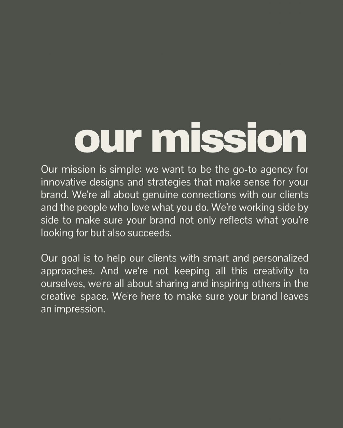 Your brand, our passion 👩🏽&zwj;💻

Branding social media management web design digital marketing 

#brandidentity #brandinginspiration #missionstatement #creativeagency #creativestudio #smm #socialmediamarketing #socialmediahacks