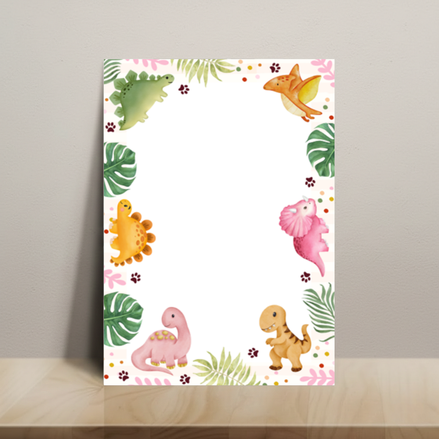 When Dinosaurs Roamed The Earth - Large Notepad