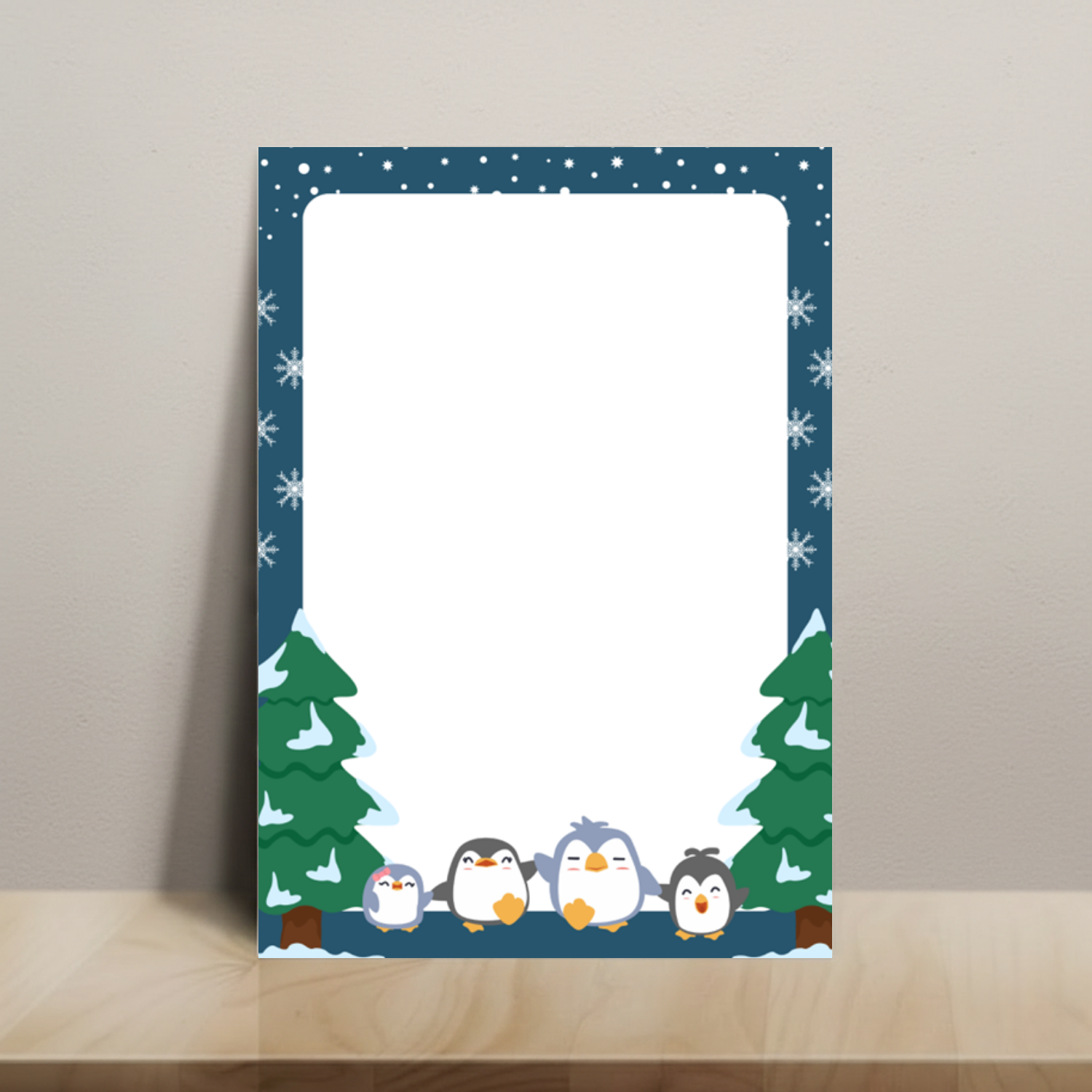 Penguin Friends - Large Notepad
