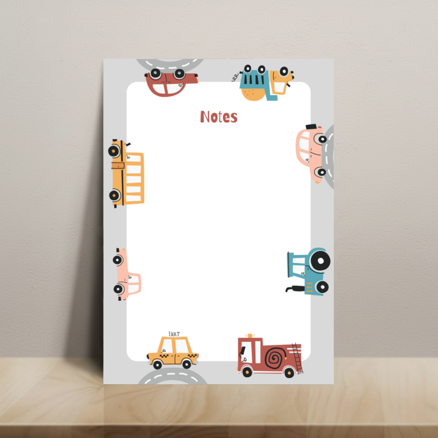 Beep! Beep! - Large Notepad