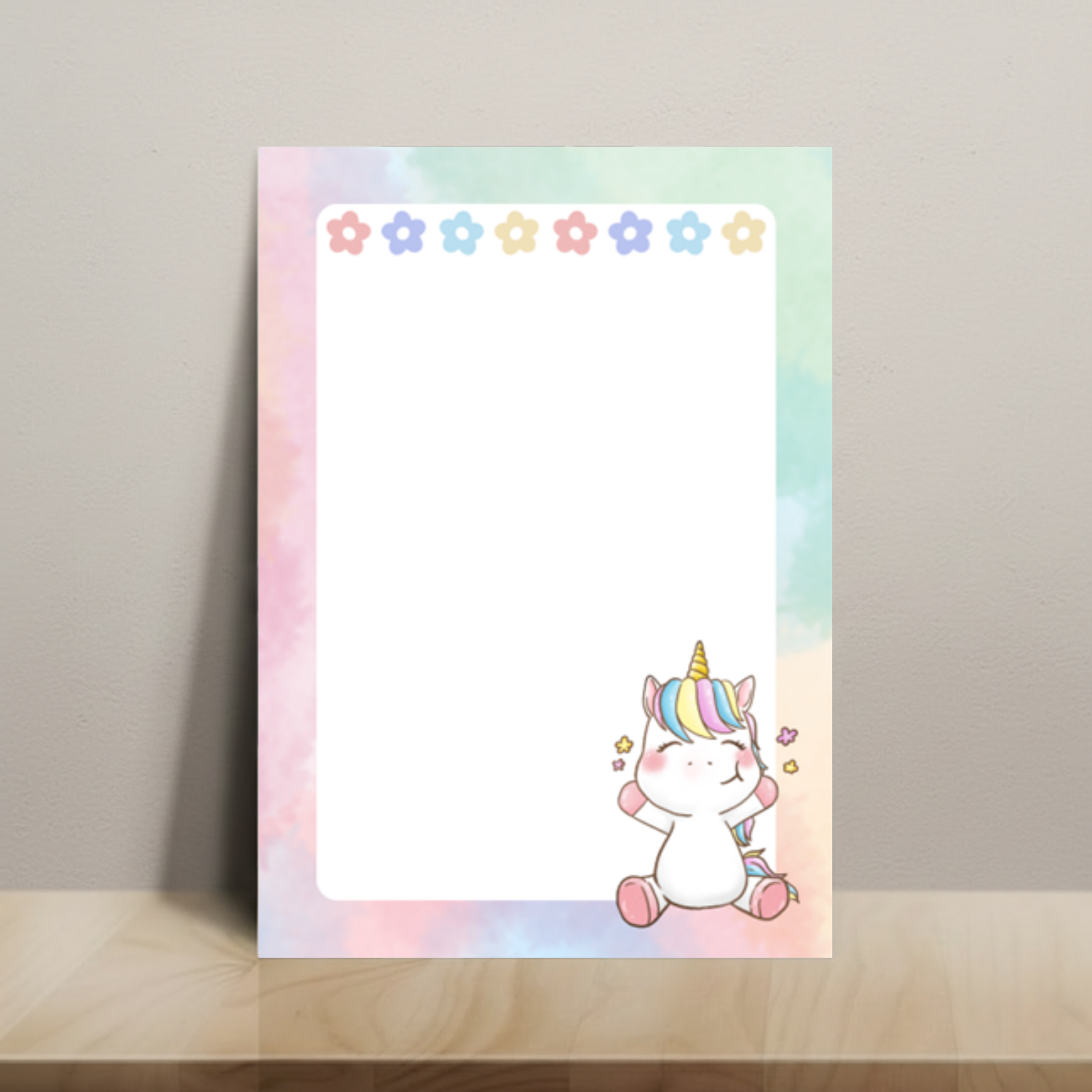 Magical Unicorn - Large Notepad