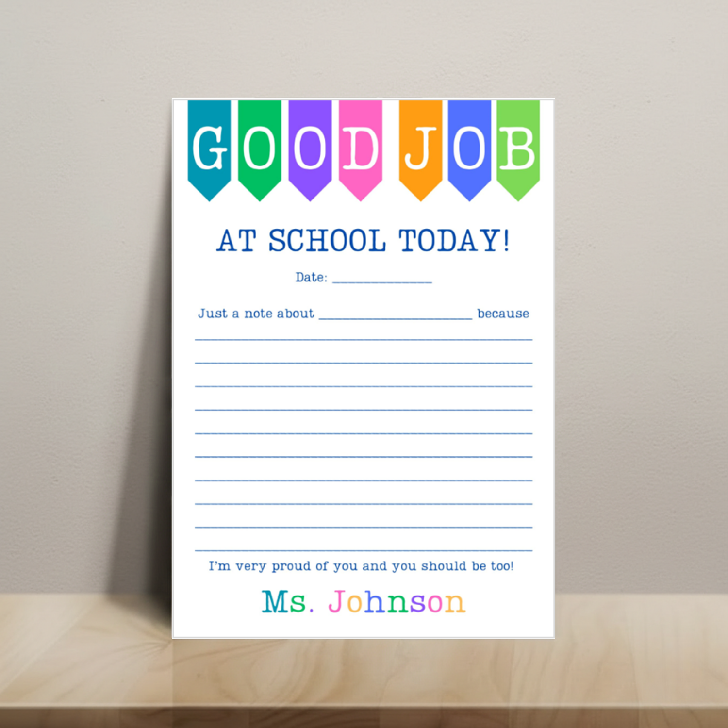 A+ Accolades - Large Notepad