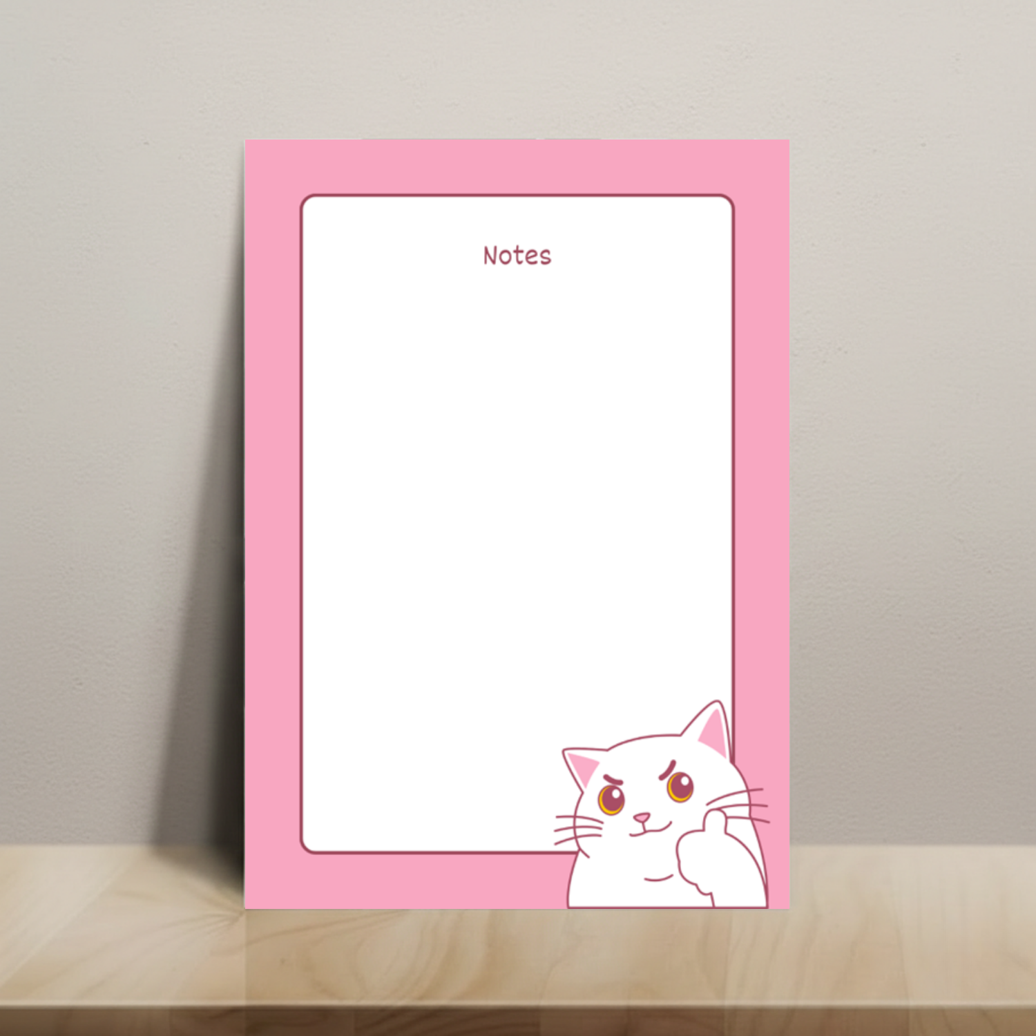 Cat Approved - Large Notepad