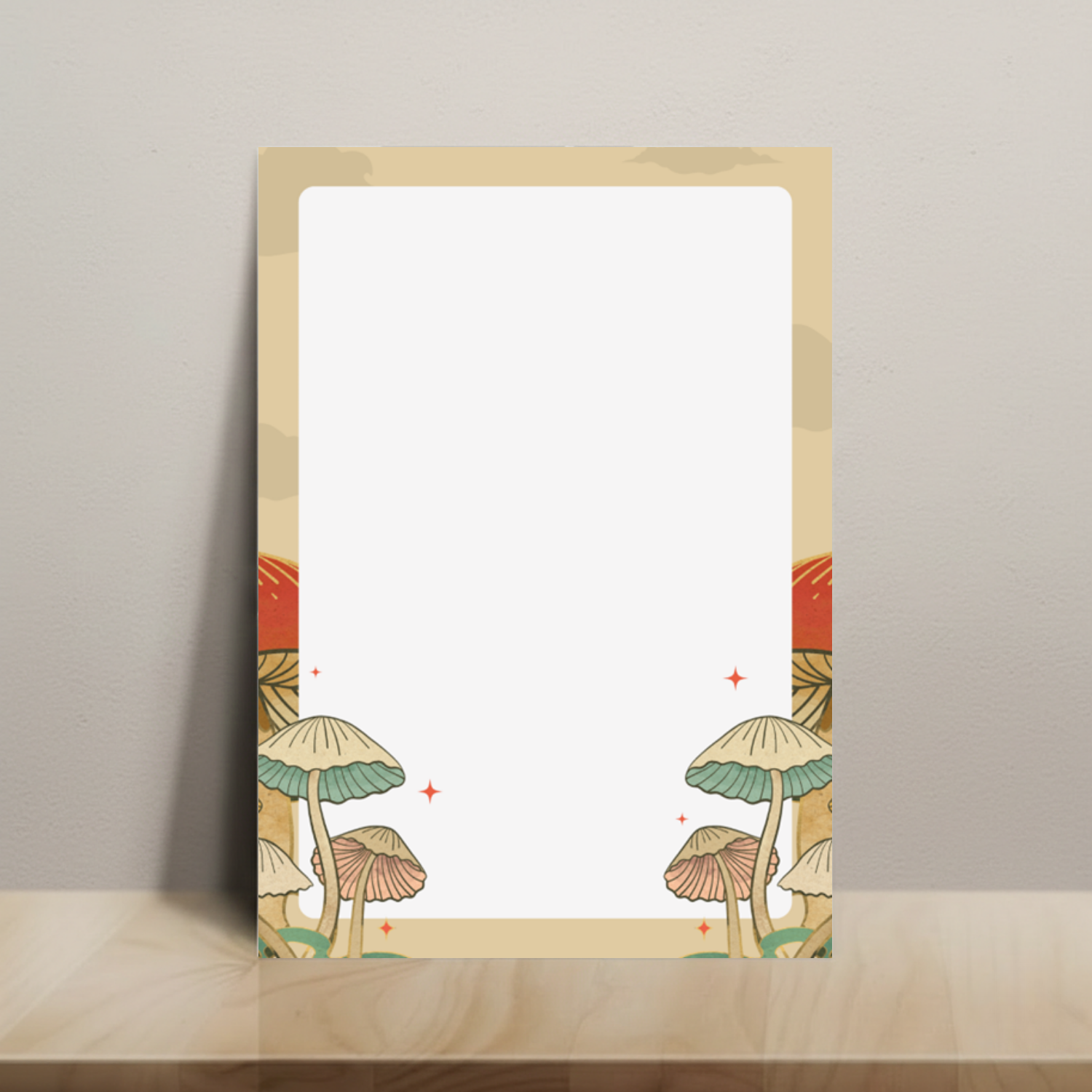 Mushrooms - Small Notepad