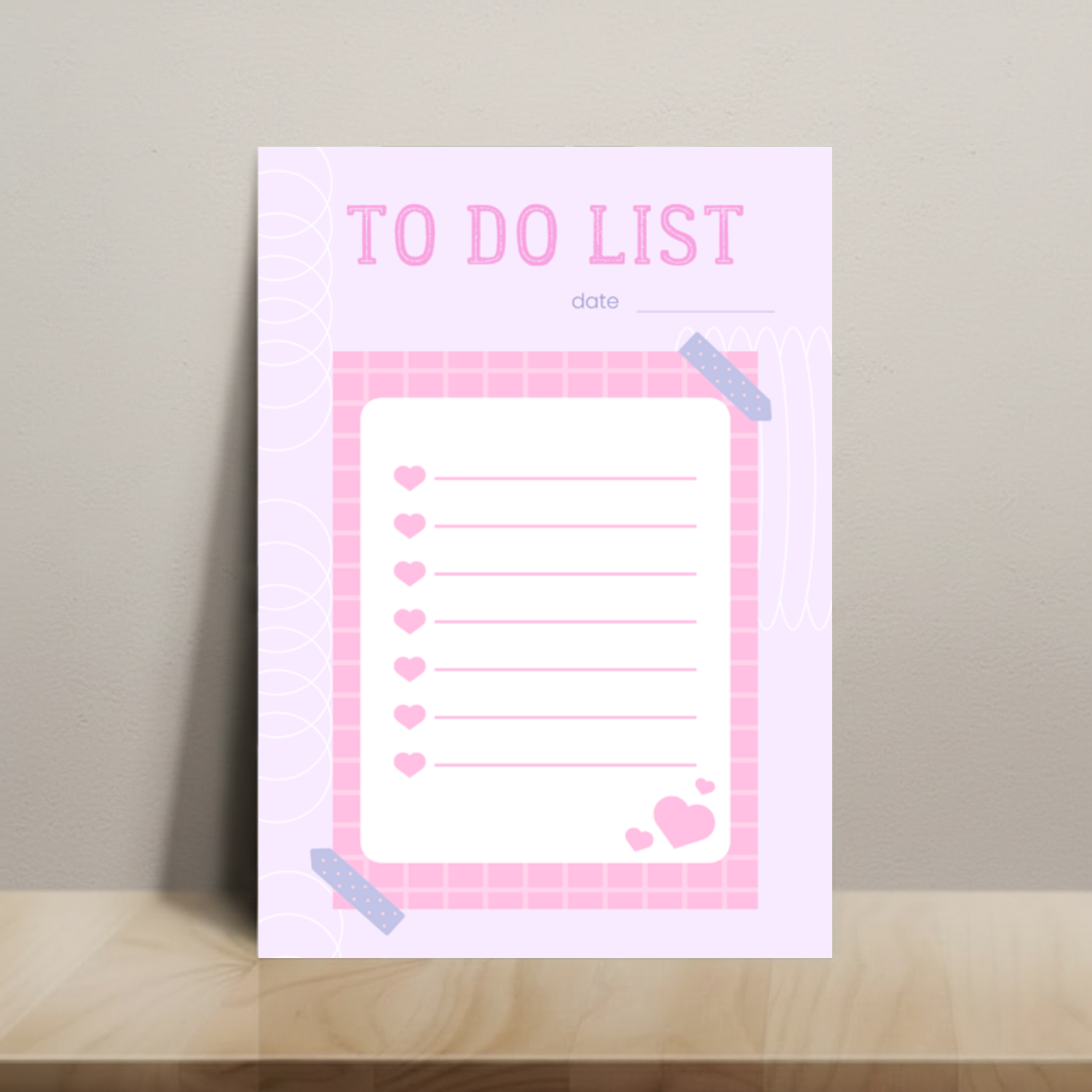 ♥ To Do List  ♥  - Large Notepad