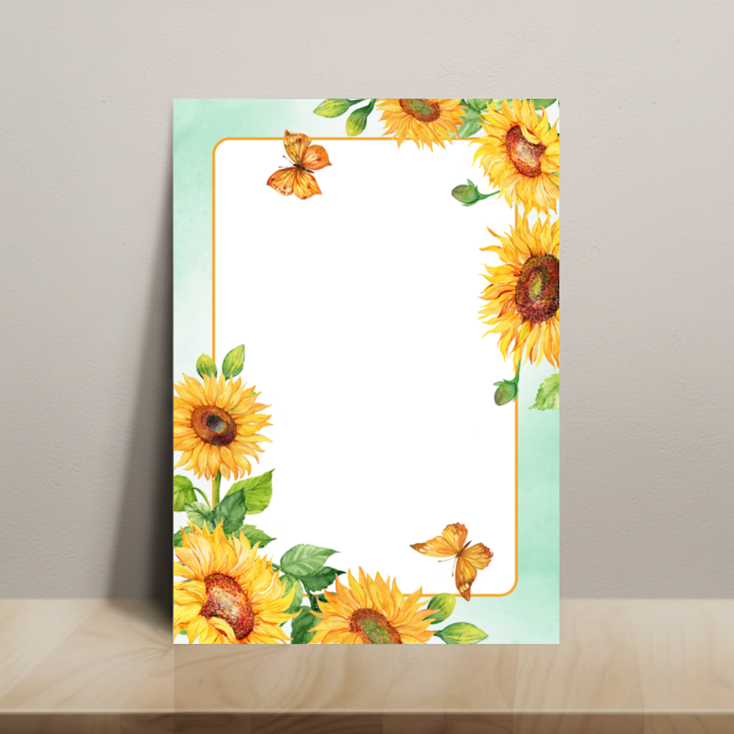 Kansas Sunflowers - Large Notepad
