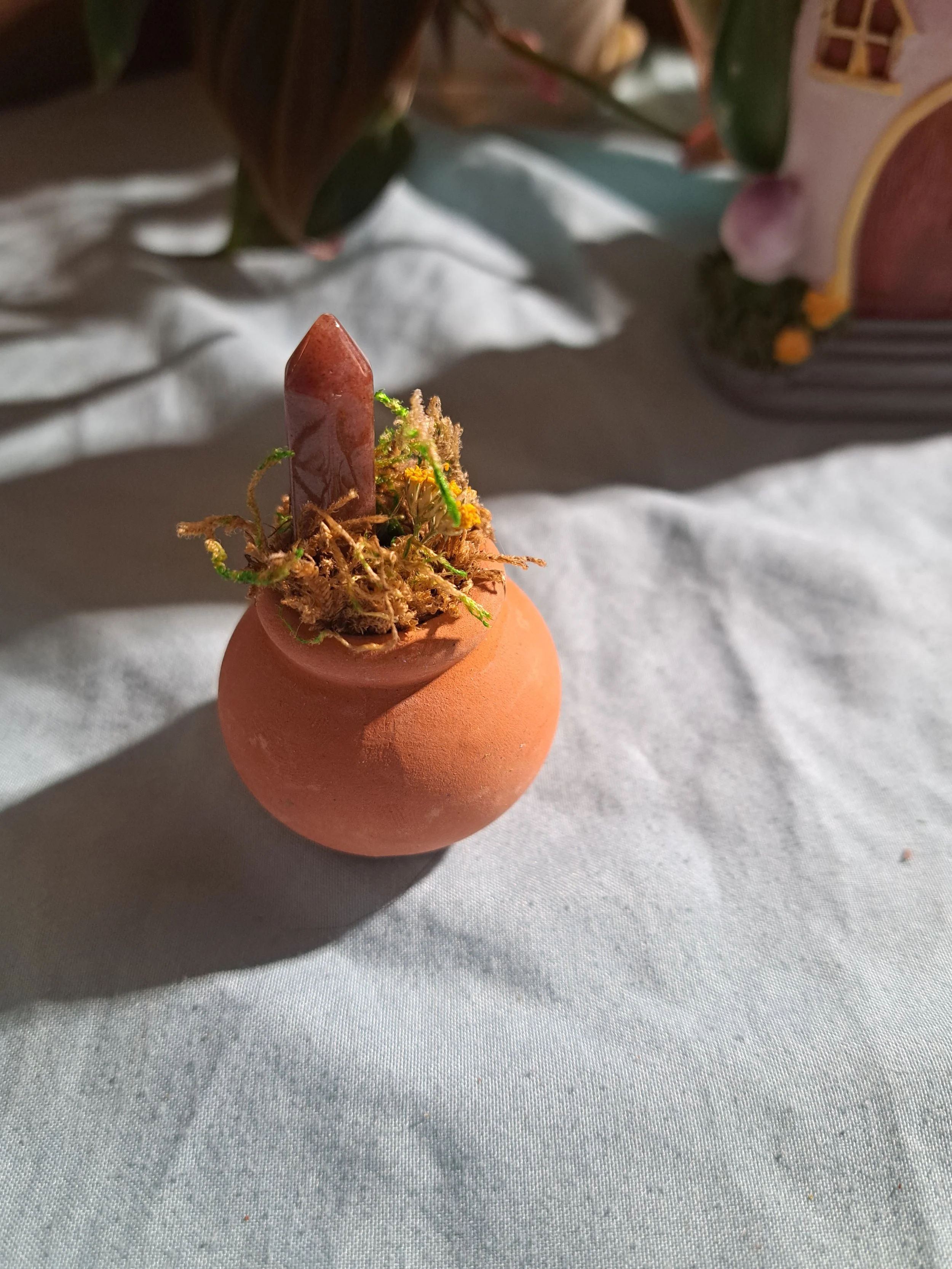 Miniature Terra Cotta Fairy Garden