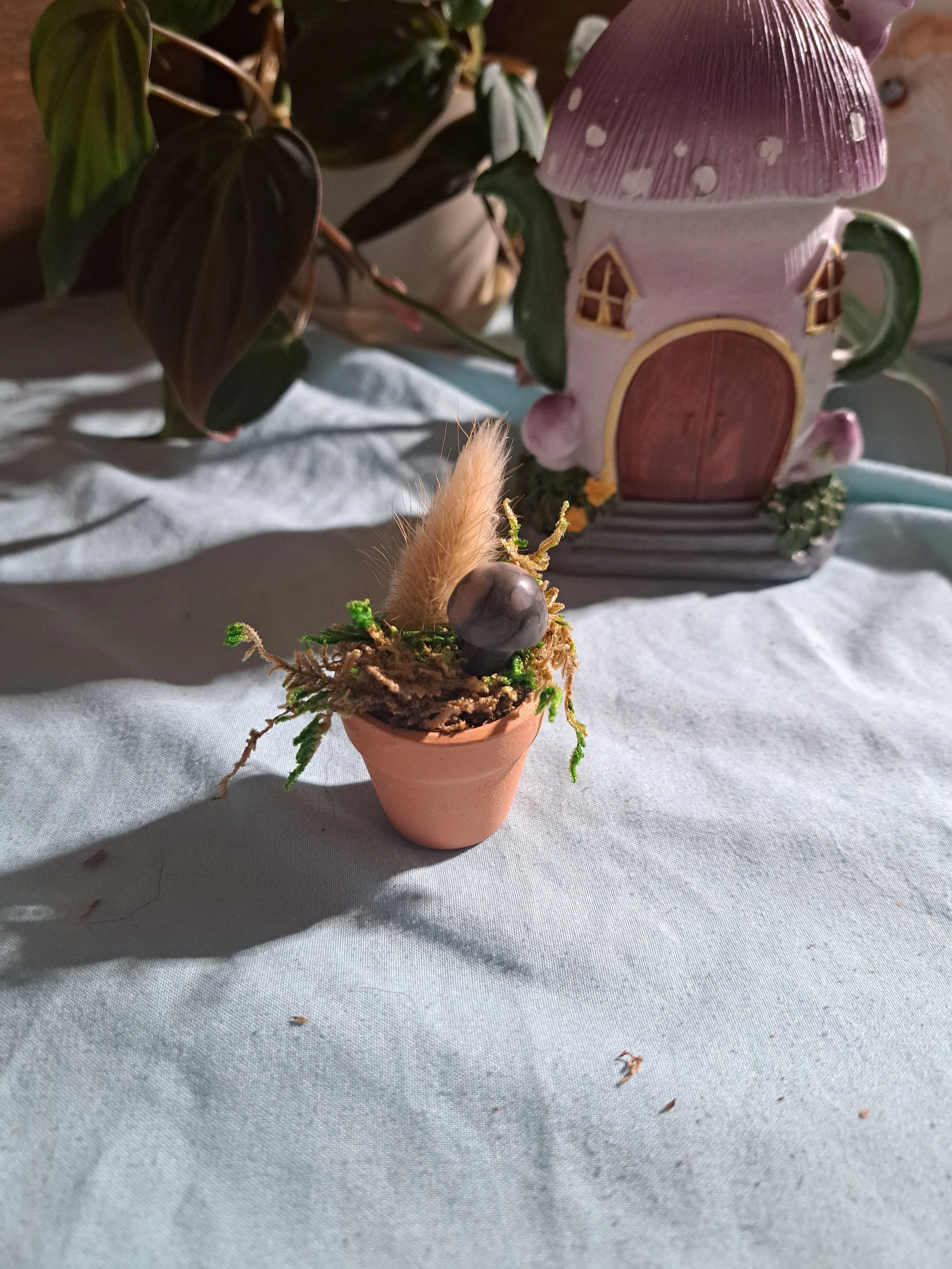Miniature Terra Cotta Fairy Garden