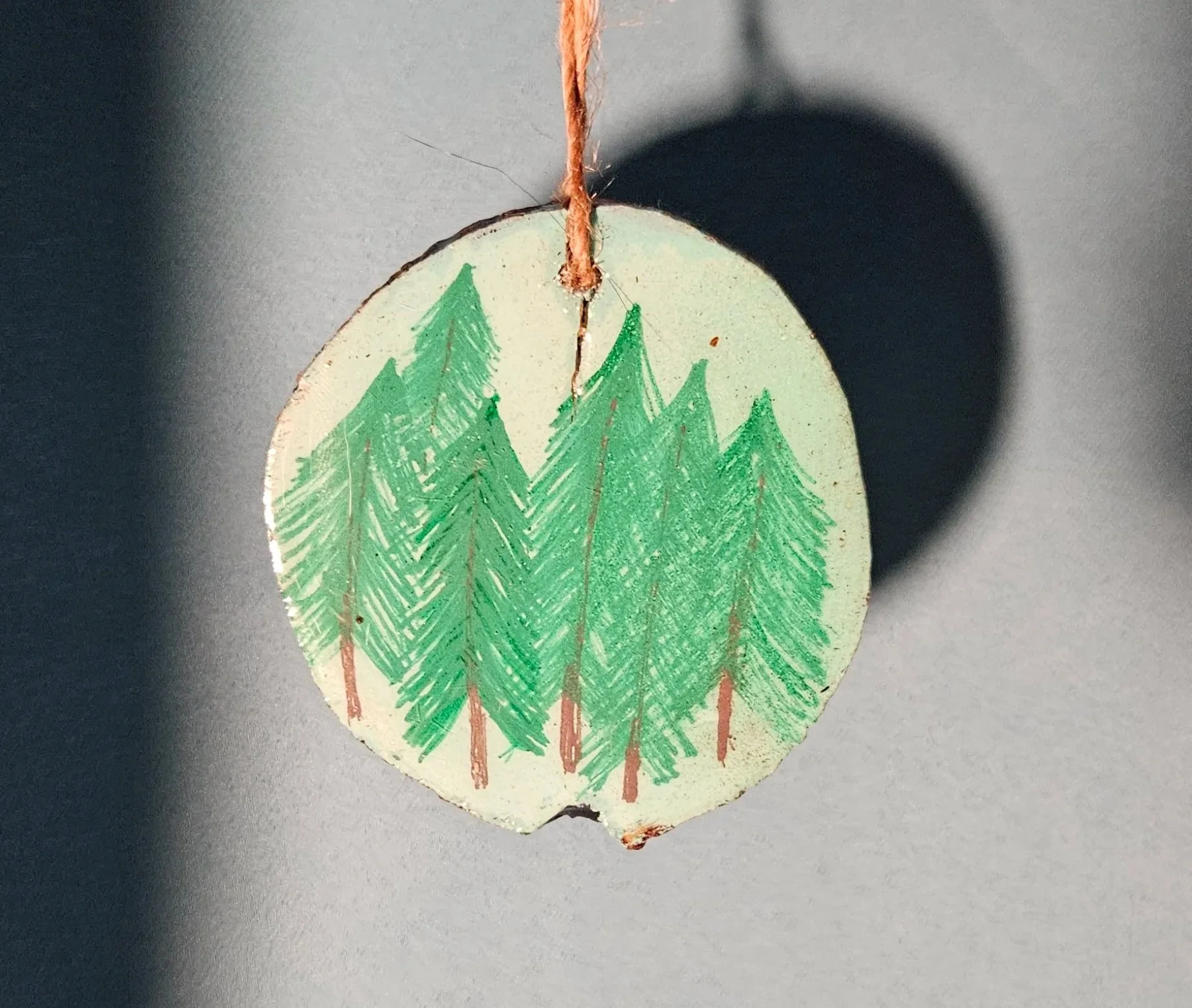 Wood Slice Painting