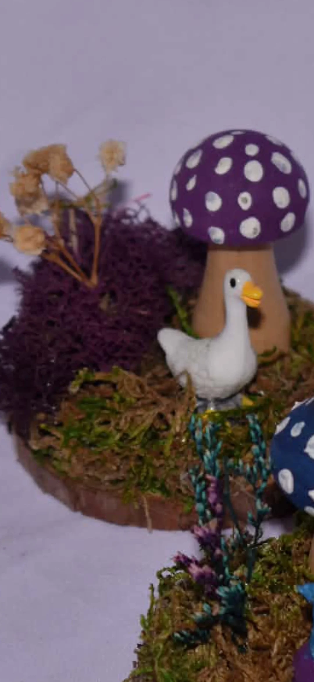 Wood Slice Fairy Garden