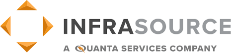 InfaSource logo with black and gray text and orange directional arrows around a circle.