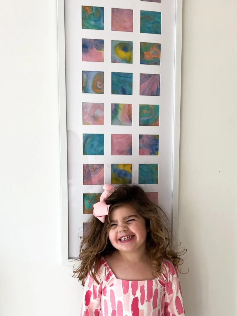 Paper Marbling Collage