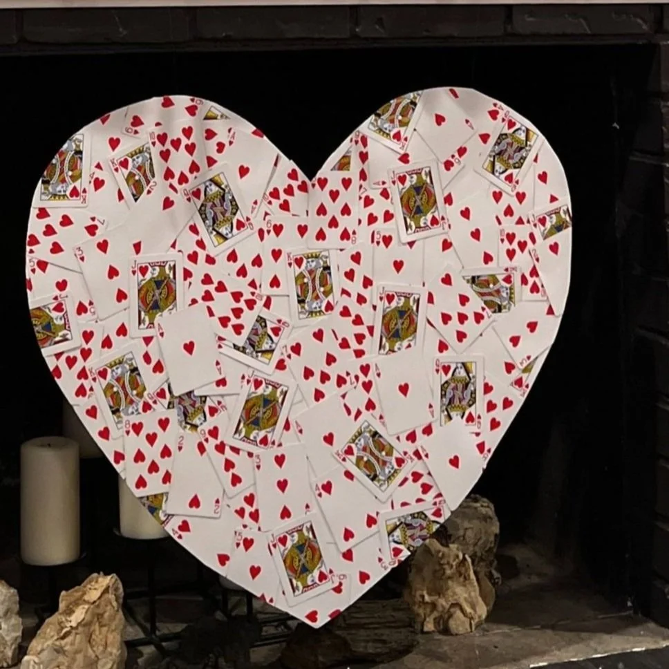 Valentine’s Day Playing Card Heart
