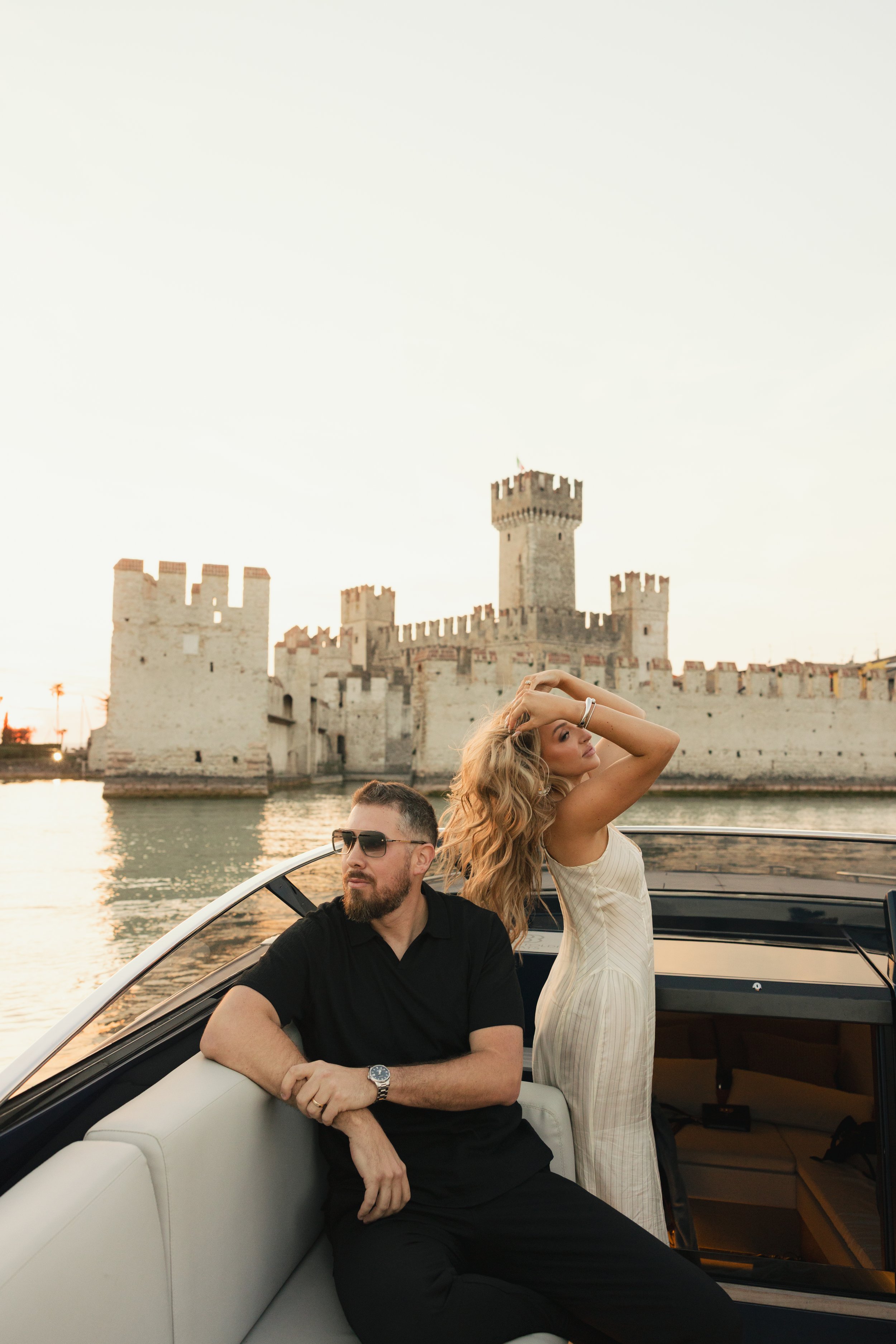 Lake Garda Italy- Boat Pre Wedding Session