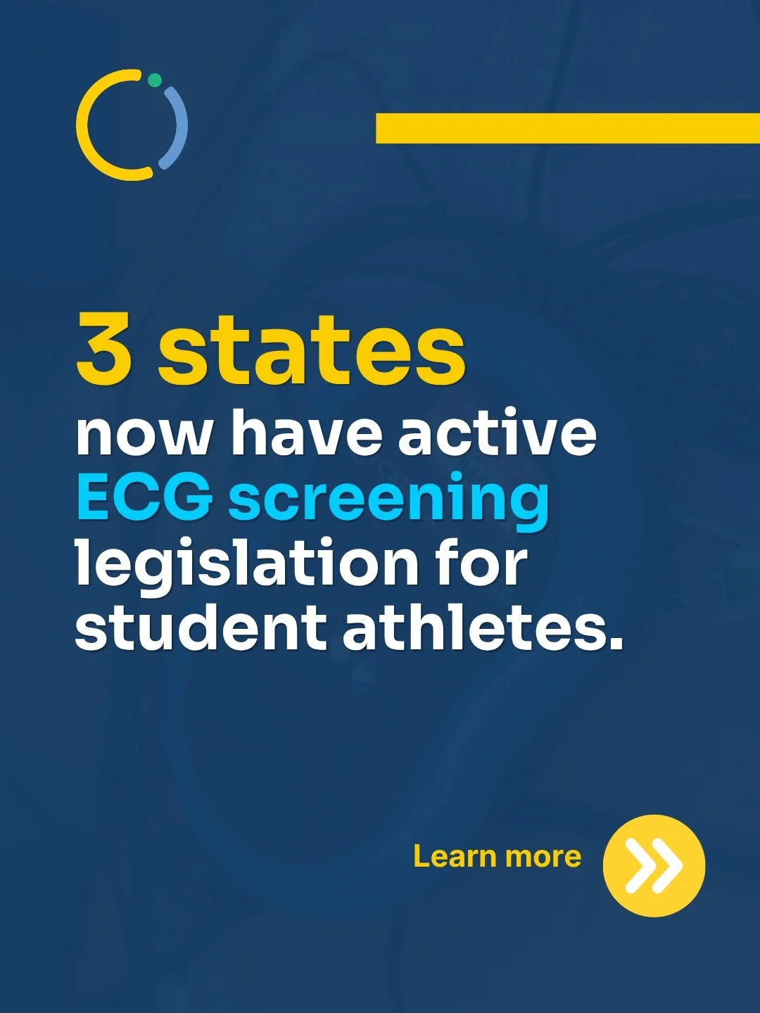 Florida has passed a law to mandate EKG's in HS athletes. 3 other states have laws pending