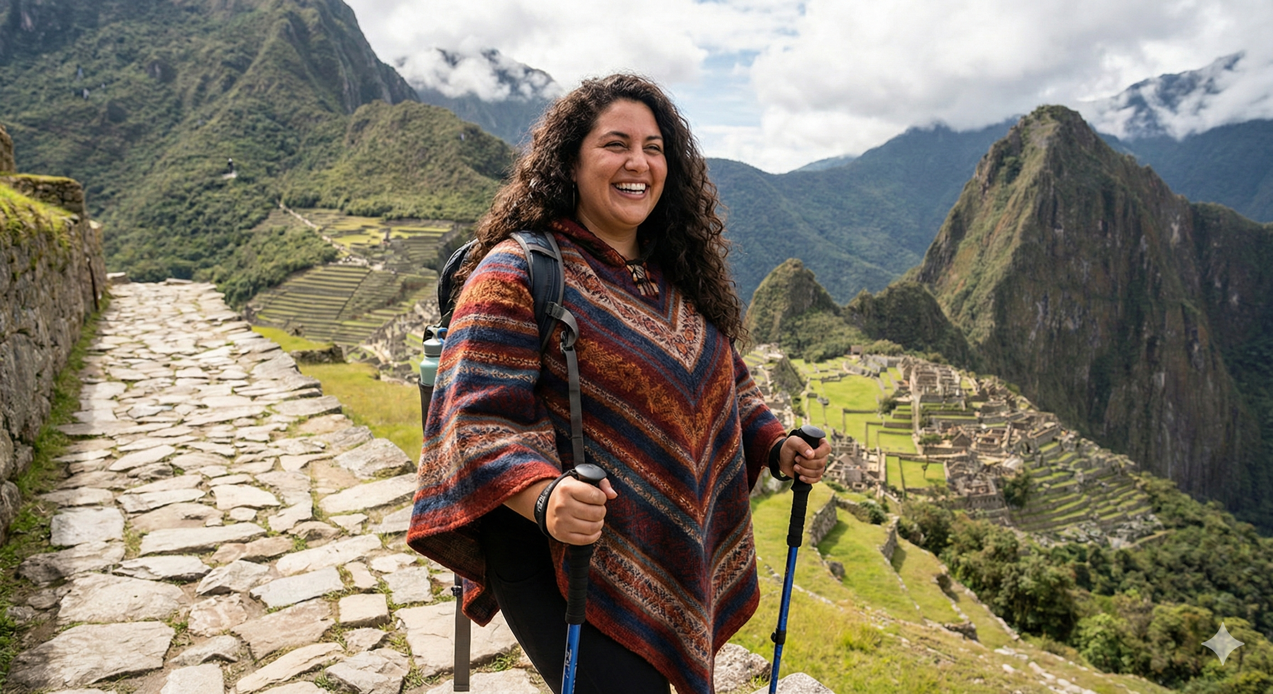 AHUAY Premium Alpaca Wool Poncho – Handmade in Ecuador