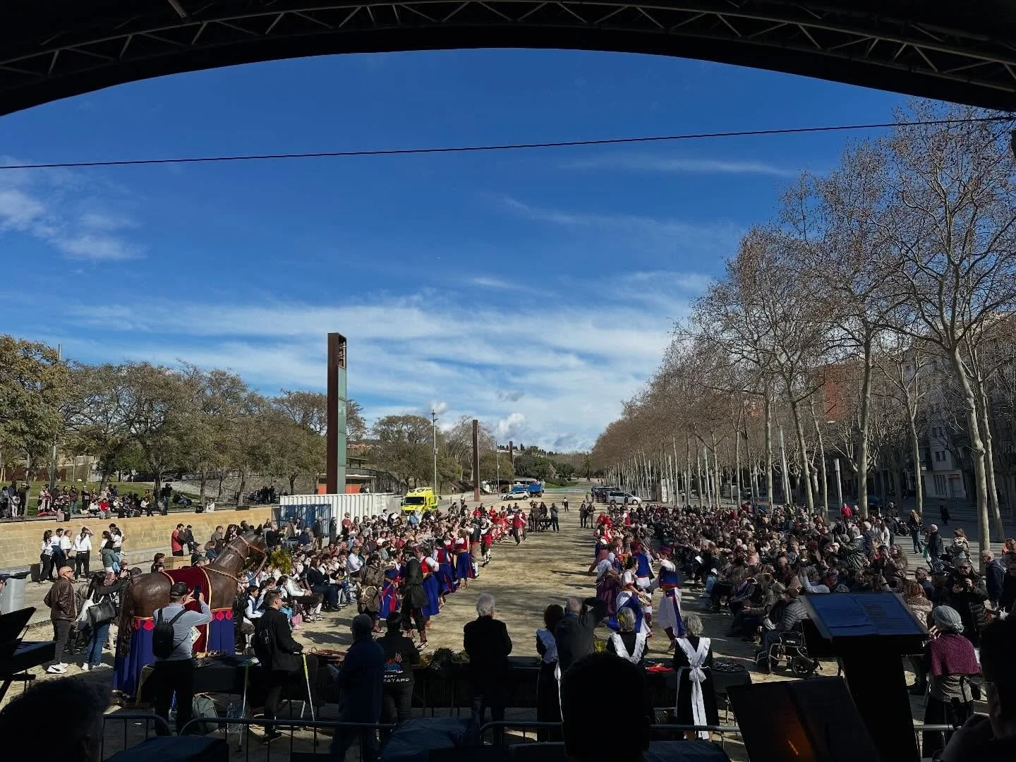 📸 Imatges de l&rsquo;actuaci&oacute; al Recinte Firal del Nou Parc Central de Matar&oacute;, amb el tradicional Ball de Gitanes que torna a dansar per Carnestoltes.

📸 @dolors_puig_rosello 

#principalbisbal #laprincipaldelabisbal