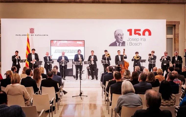 📸 Acte de commemoraci&oacute; del 88&egrave; aniversari de l&rsquo;elecci&oacute; del M.H. Sr. Josep Irla i Bosch com a president del Parlament de Catalunya @parlamentcat