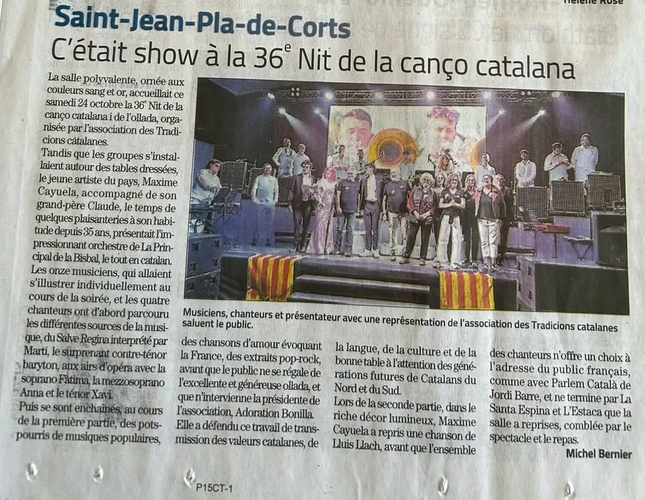 📸 Imatges de la 36a Nit de la Can&ccedil;&oacute; Catalana i de L&rsquo;Ollada a Sant Joan Pladecorts (Catalunya Nord) juntament amb el gran amic i jove promesa de la can&ccedil;&oacute; @maximecayuela - The Voice Kids 7 Moltes Gr&agrave;cies a toth