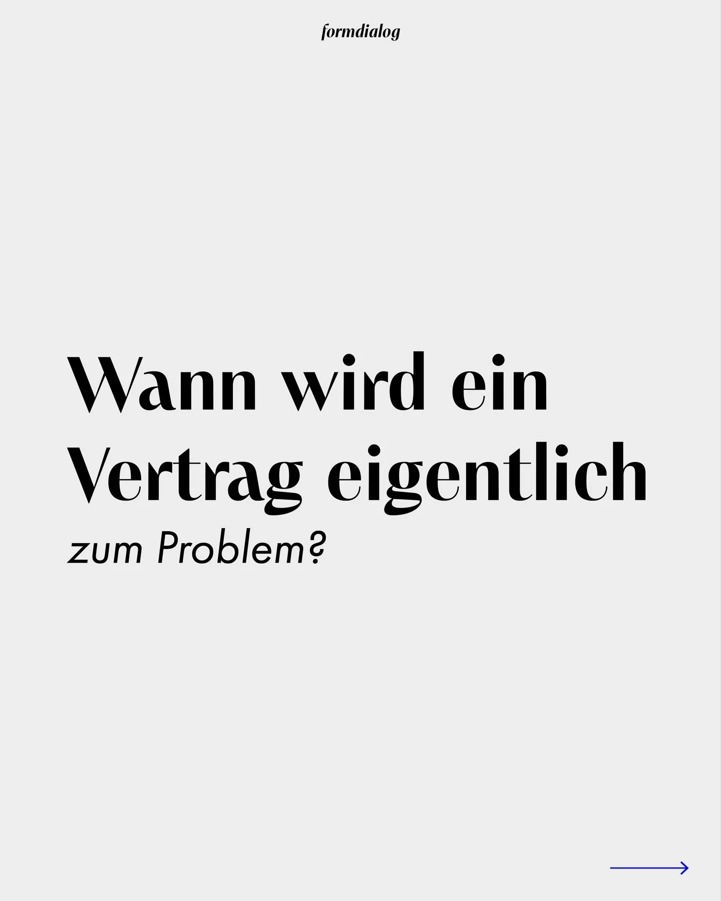 Vertr&auml;ge werden oft erst dann ernst genommen,
wenn etwas schief l&auml;uft.

Dabei zeigen sich die eigentlichen Probleme viel fr&uuml;her.
In der Art, wie Entscheidungen getroffen werden.
Wie gearbeitet wird.
Wie Verantwortung verteilt ist.

Ein