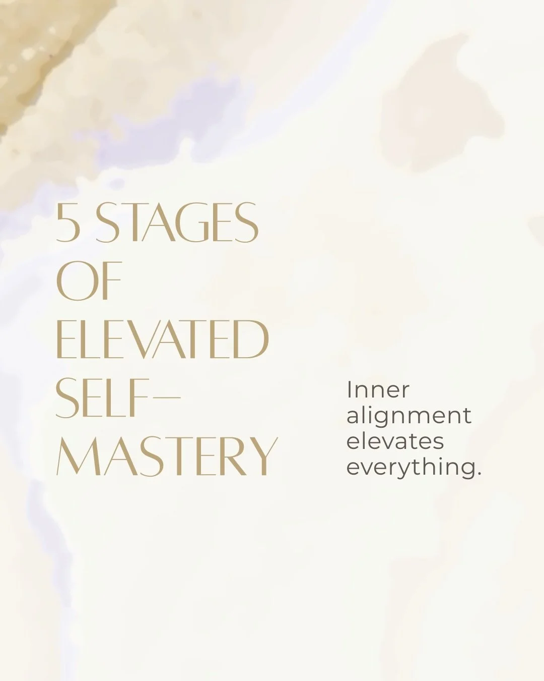 5 stages of elevated self-mastery. Inner alignment elevates everything.

1. Authenticity

When truth meets elegance, you stop performing and start embodying. This is where the journey begins - the quiet confidence of self-trust.

2. Clarity

It&rsquo
