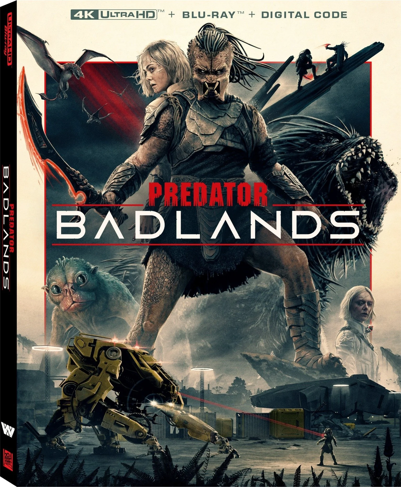 Predator Badlands (4K + Blu Ray) w/slip