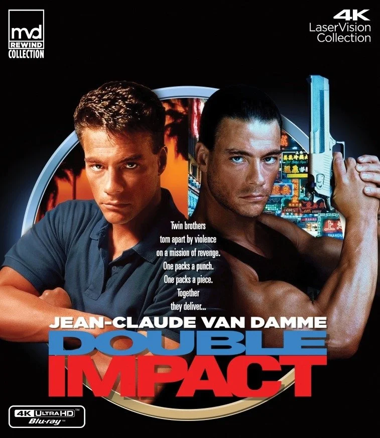 Double Impact (MVD 4K + Blu Ray)w/Slip