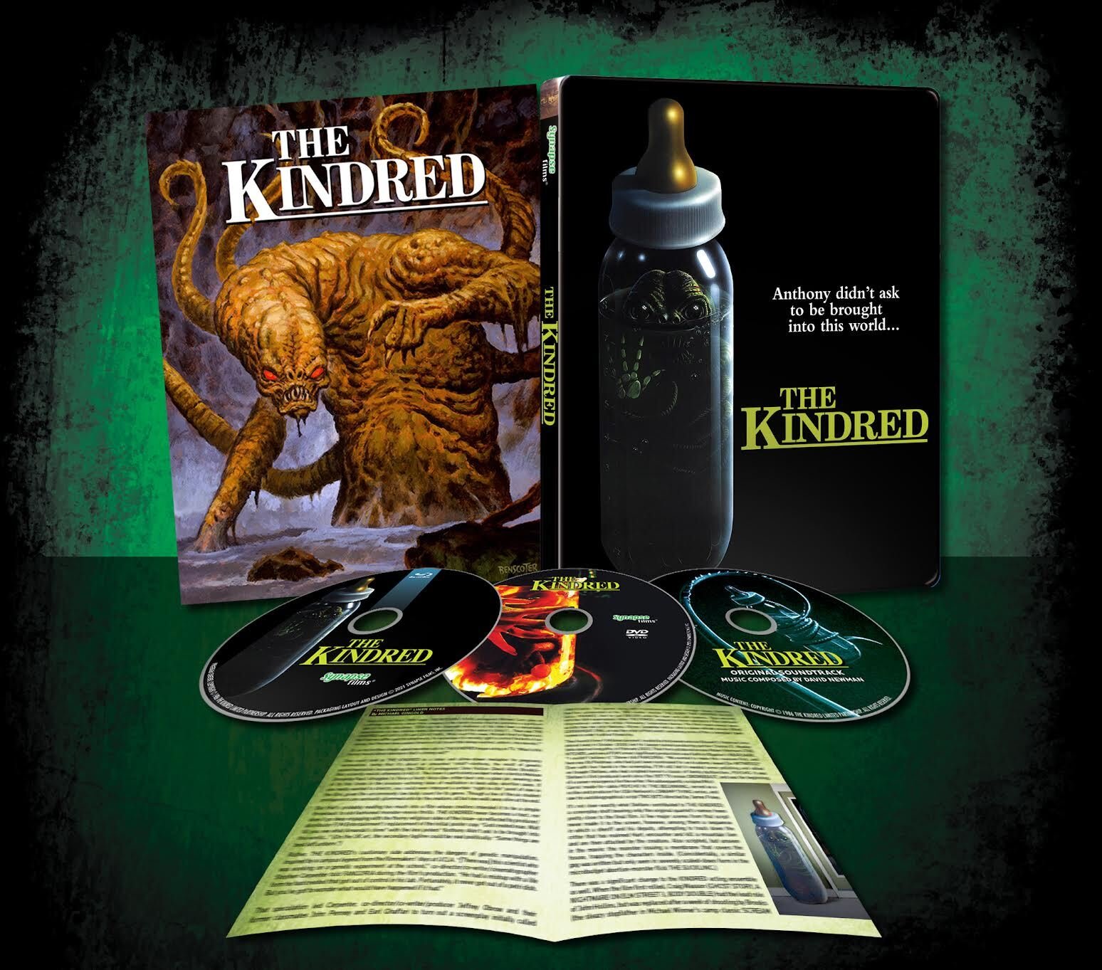 The Kindred (Limited Edition Synapse Blu Ray Steelbook) w/slip cover