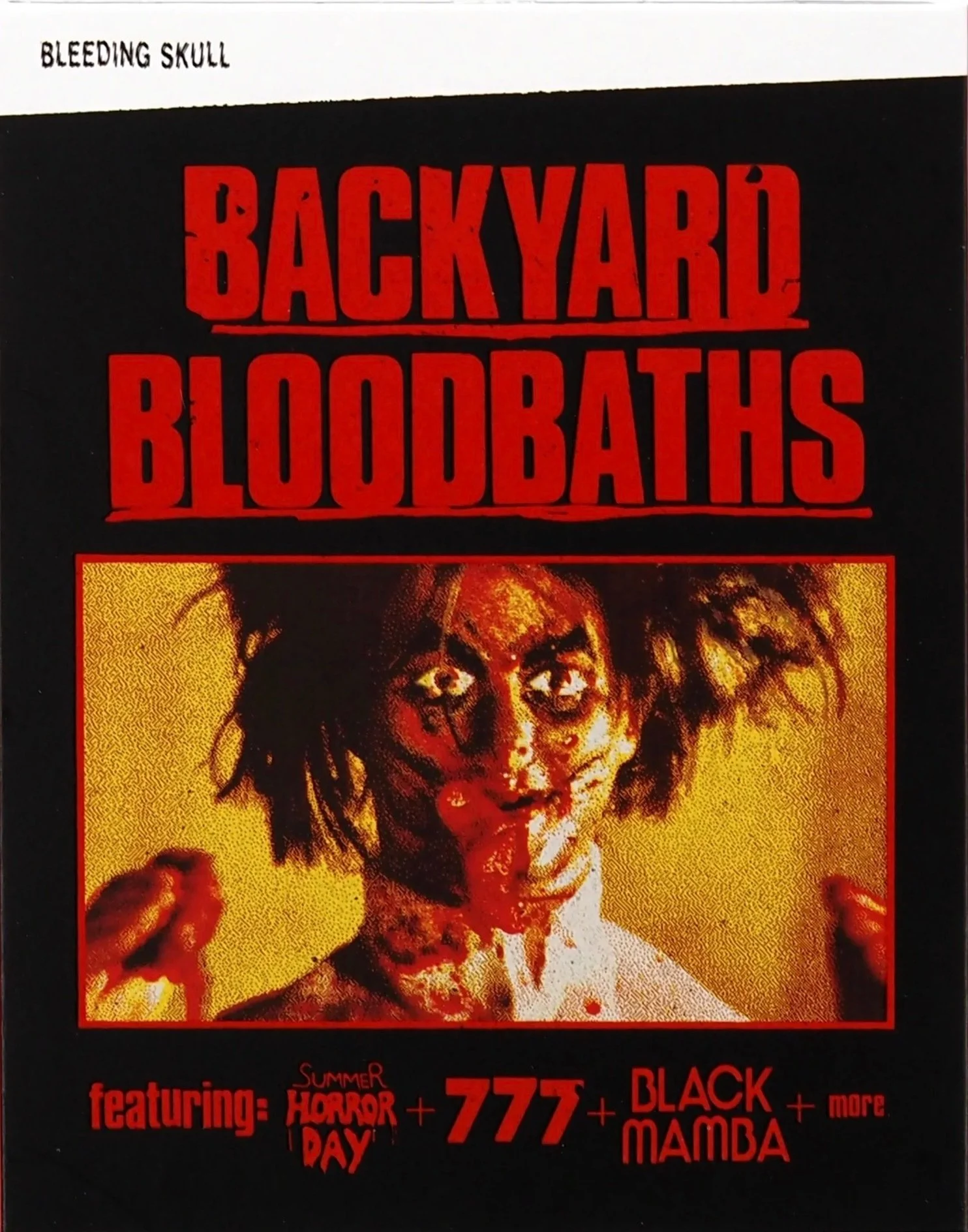 Backyard Bloodbaths (Bleeding Skull Blu Ray) W/ Slip Cover